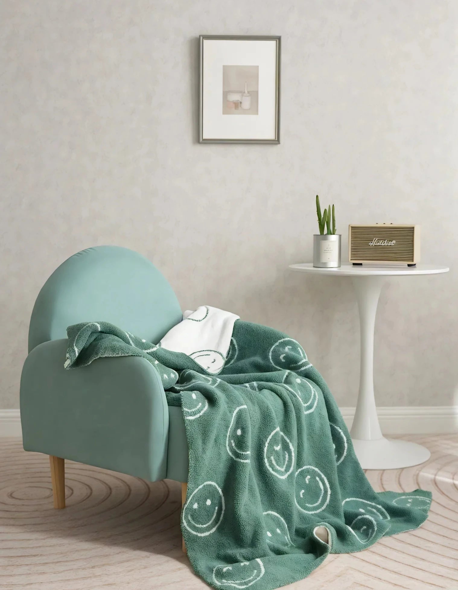 Happy Vibes Cozy Blanket – Your Year-Round Cheer Aescraft