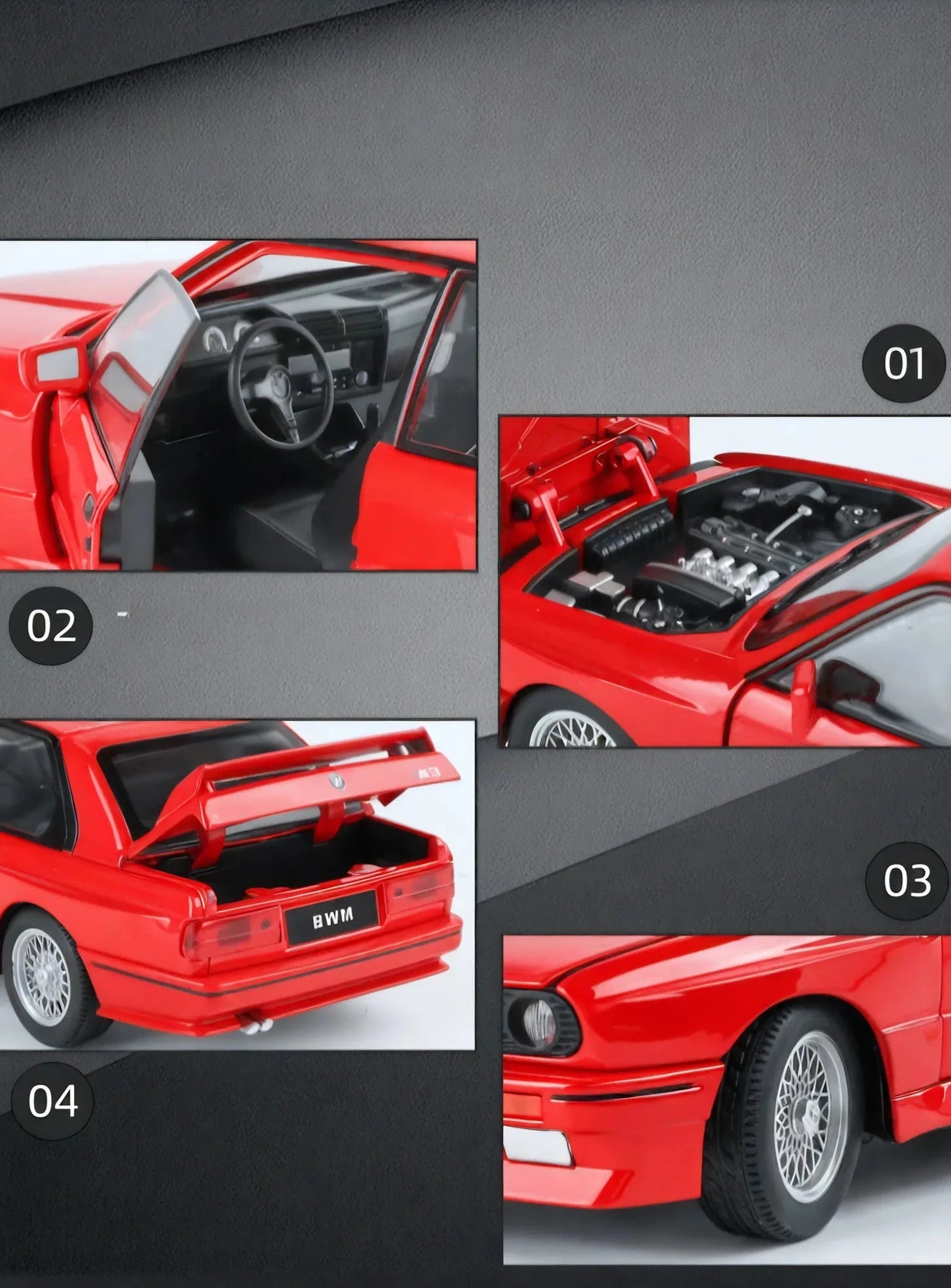 Heritage in Alloy: 1:24 BMW M3 Alloy Model Aescraft