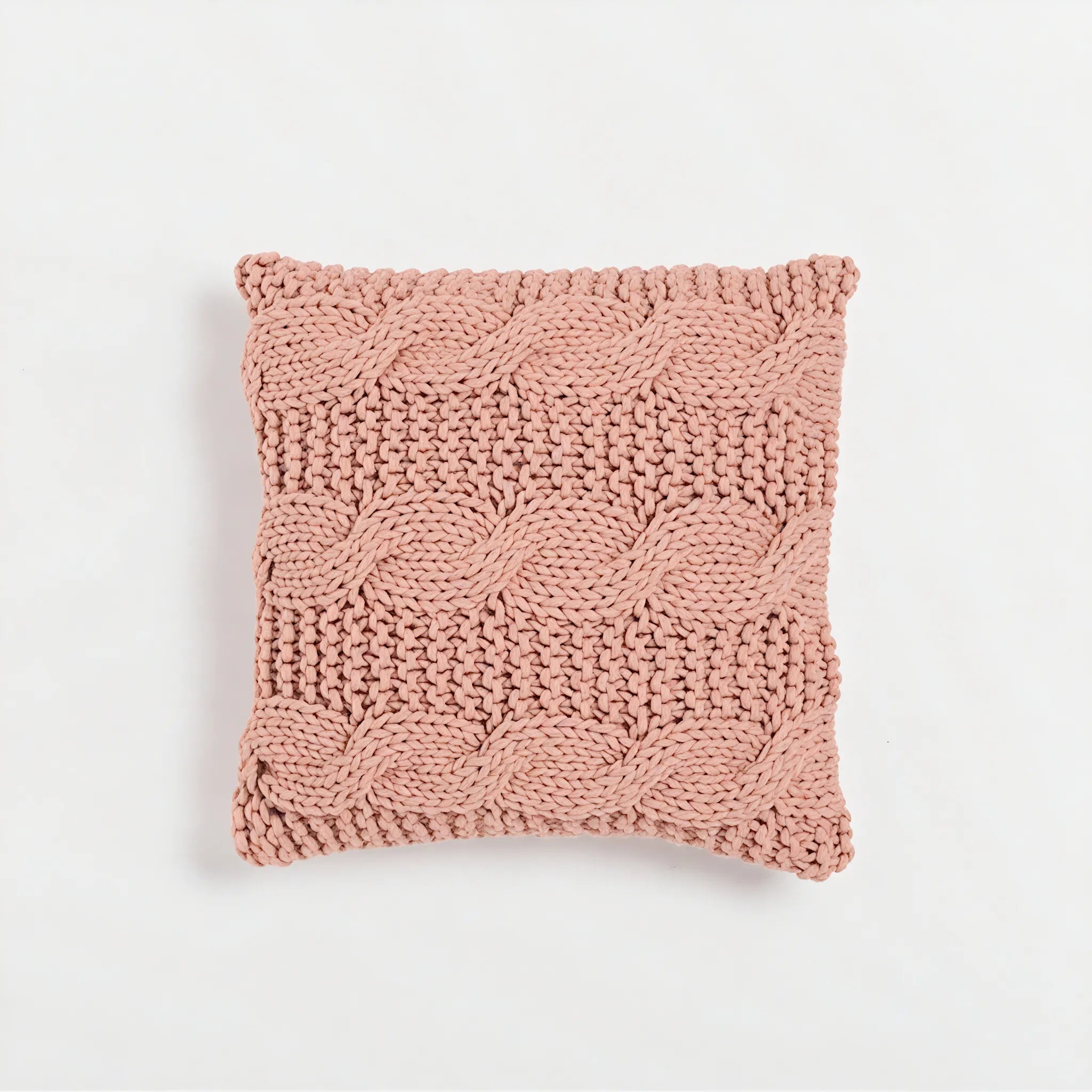 Knit-Me-Up Accent Pillow Aescraft Pink