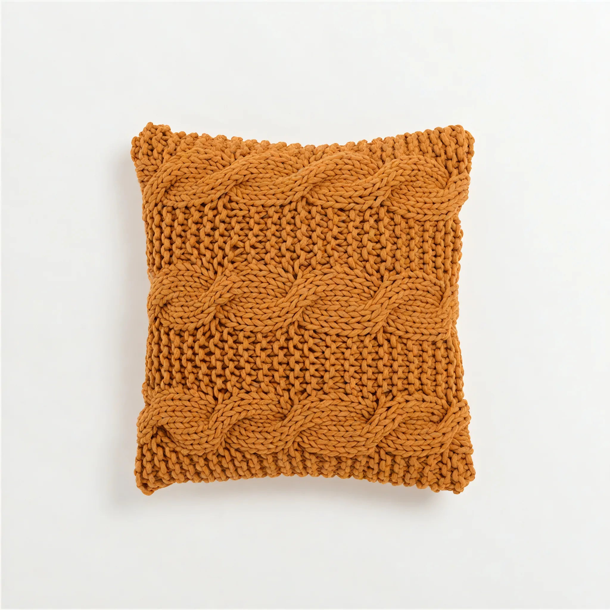 Knit-Me-Up Accent Pillow Aescraft Orange