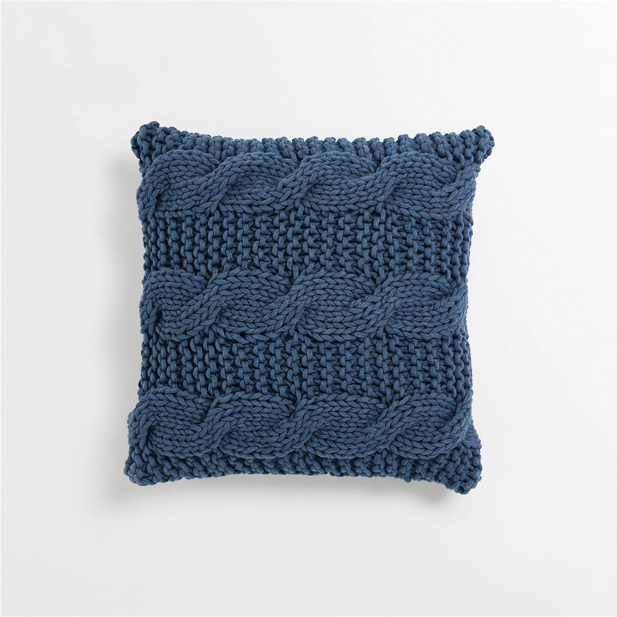 Knit-Me-Up Accent Pillow Aescraft Blue