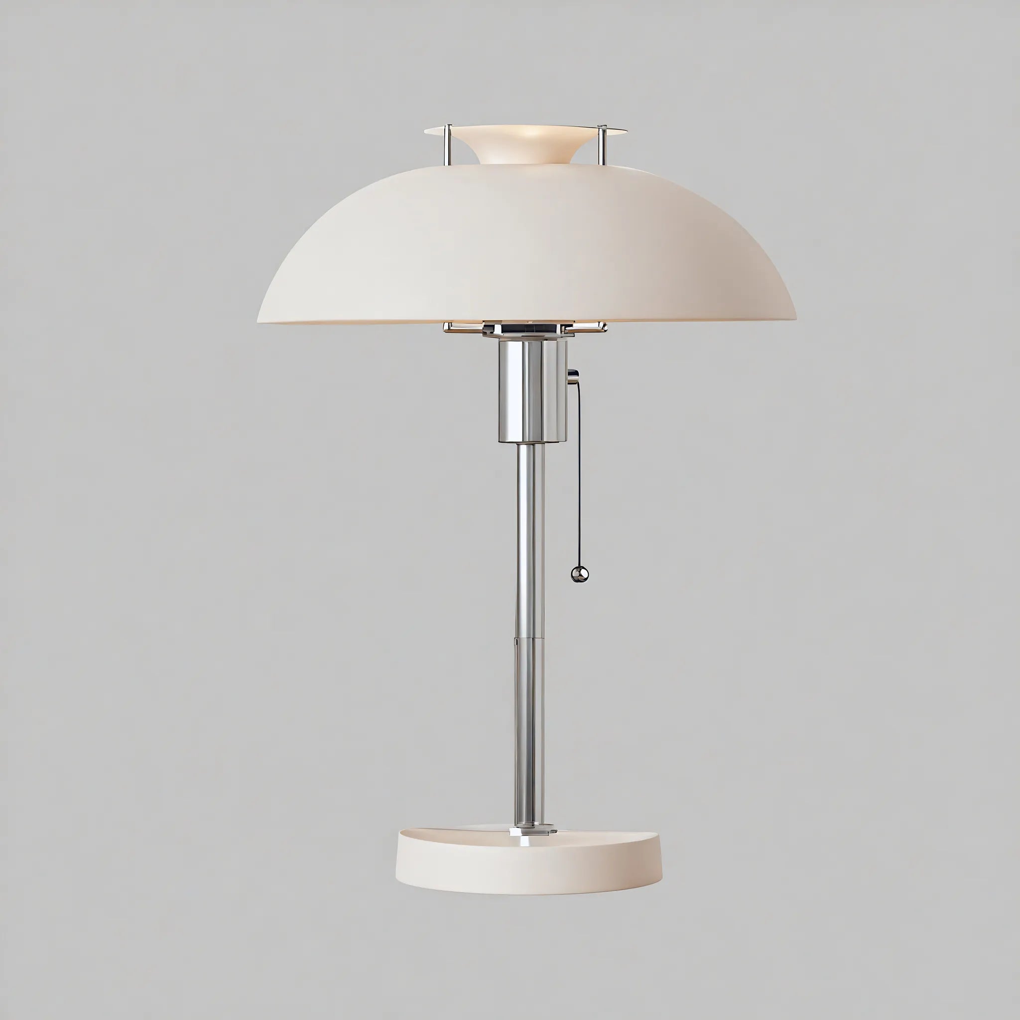LumiDome Table Lamp – A Retro Glow with a Modern Twist Aescraft White AU