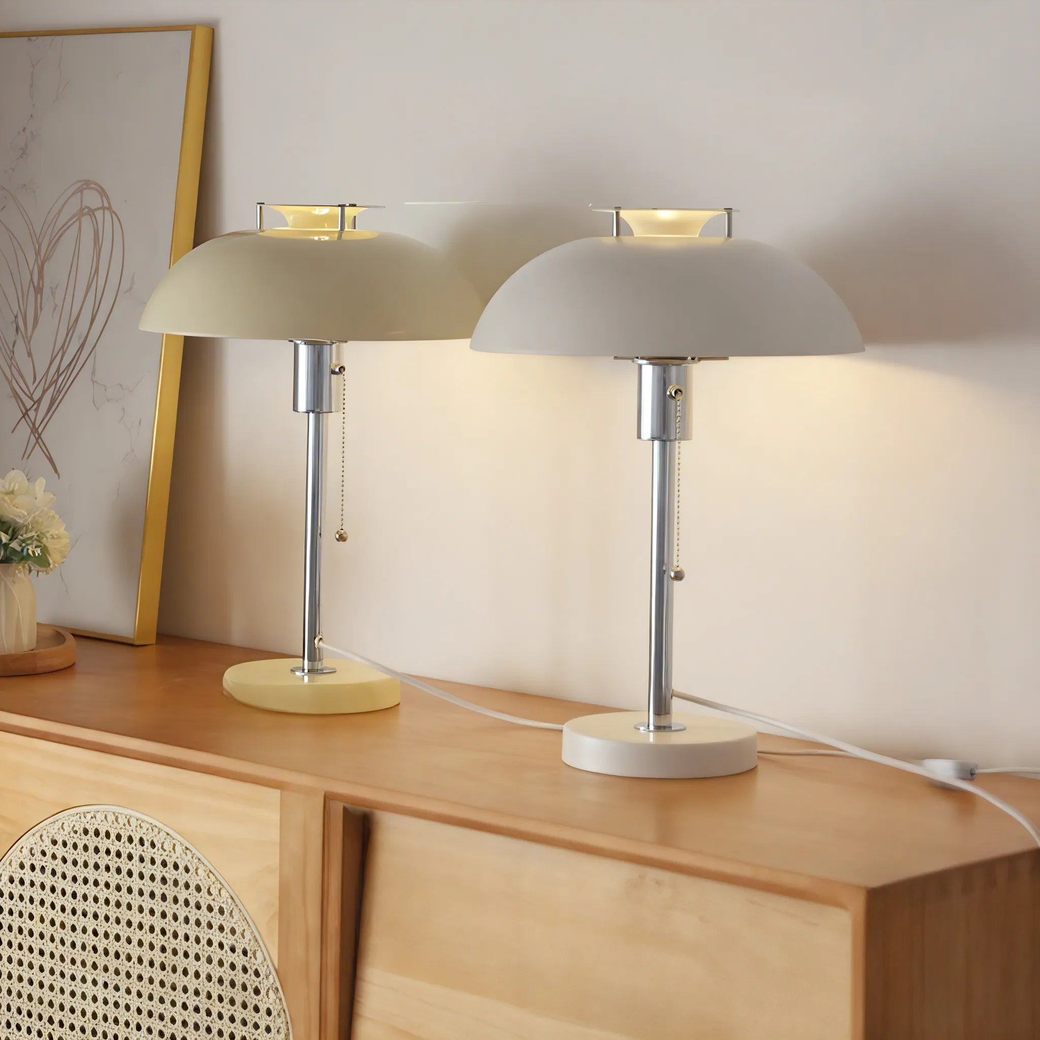 LumiDome Table Lamp – A Retro Glow with a Modern Twist Aescraft