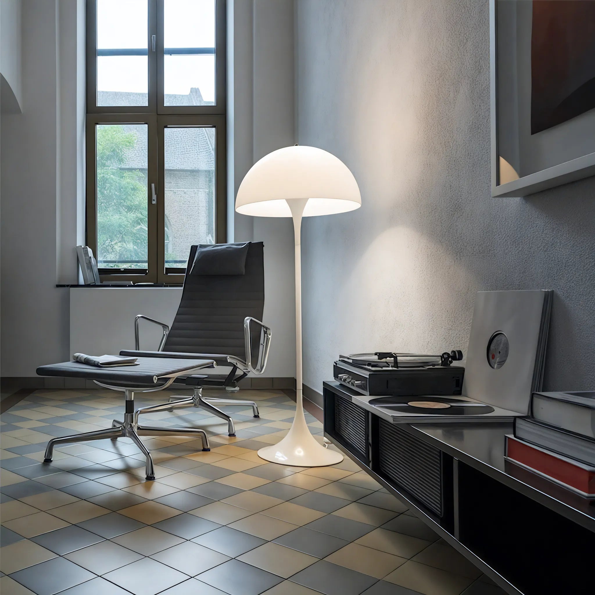 LumiShroom Floor Lamp – Retro Glow, Modern Ambiance Aescraft