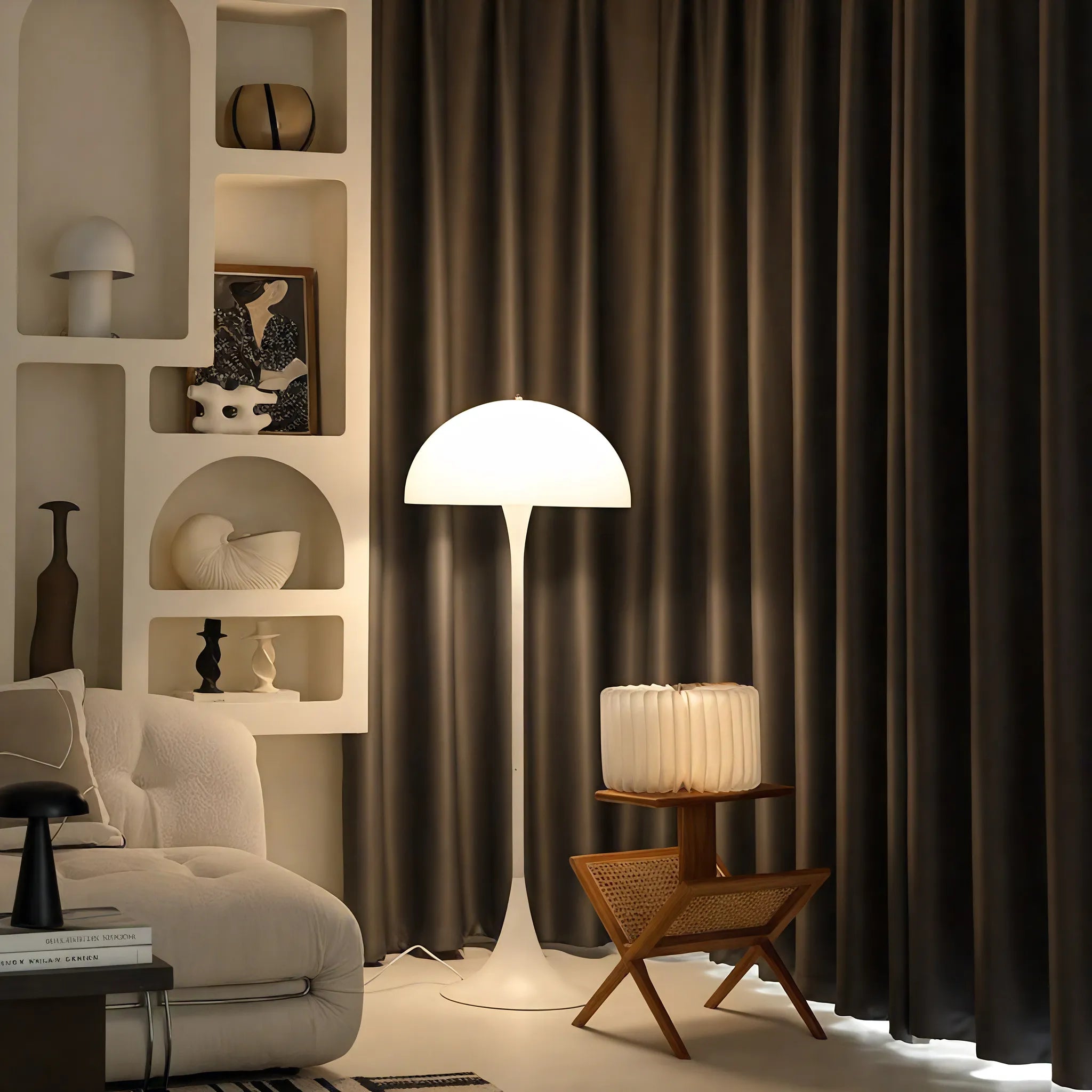 LumiShroom Floor Lamp – Retro Glow, Modern Ambiance Aescraft