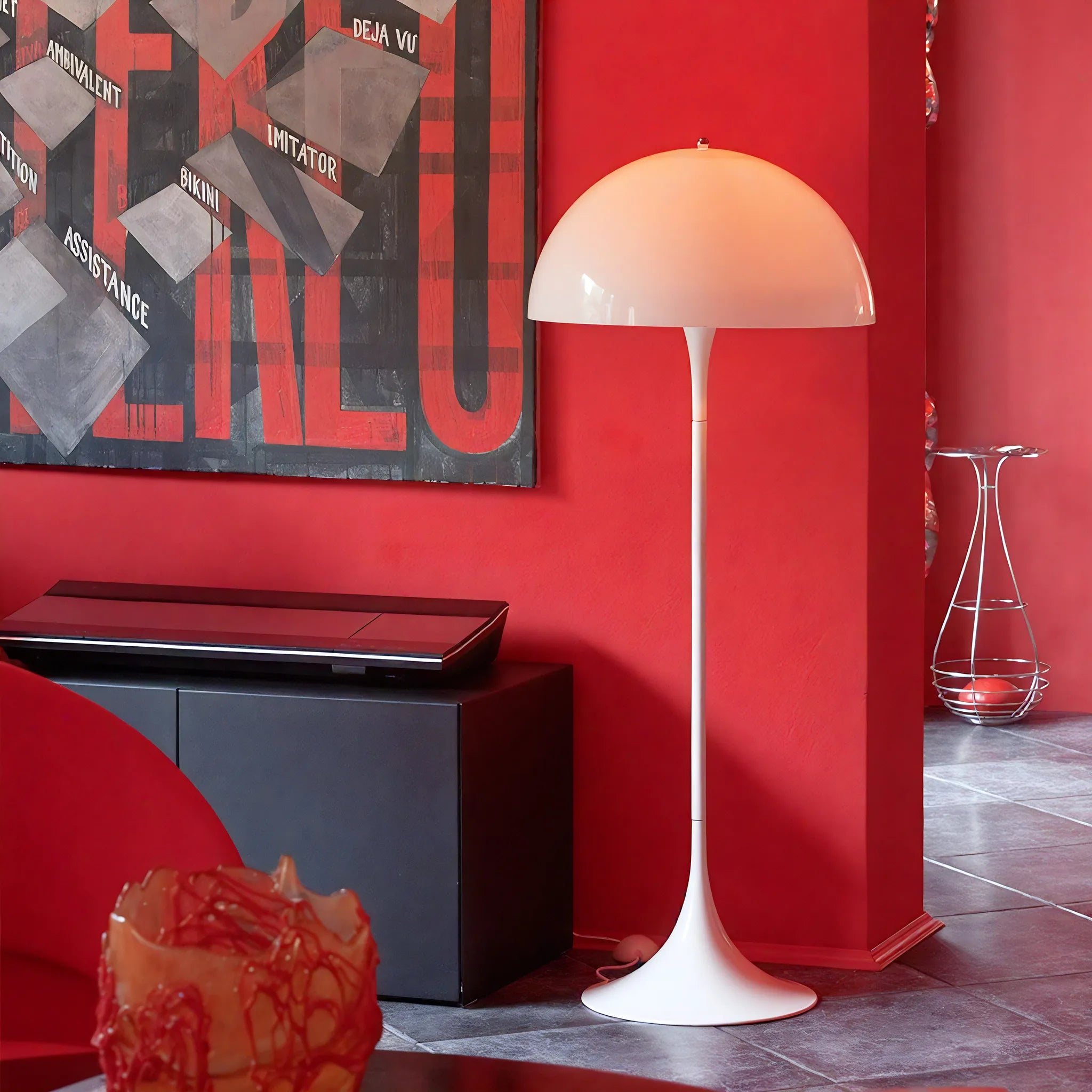 LumiShroom Floor Lamp – Retro Glow, Modern Ambiance Aescraft