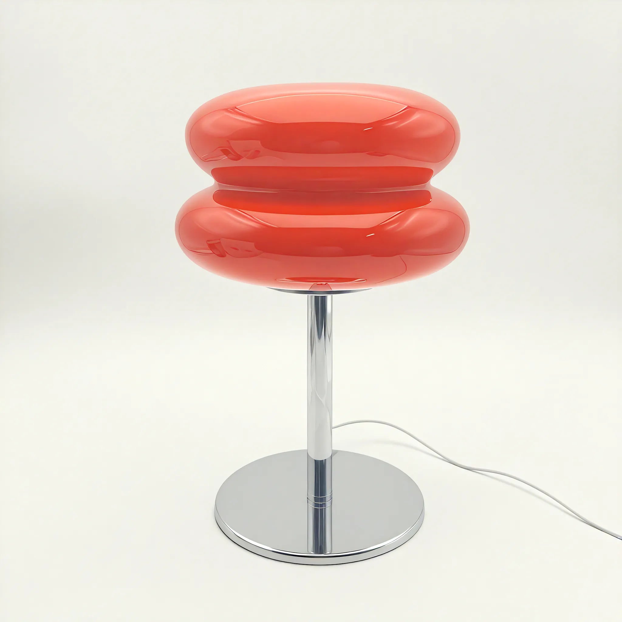 Macaron Retro Lamp  Aescraft Red USB Plug