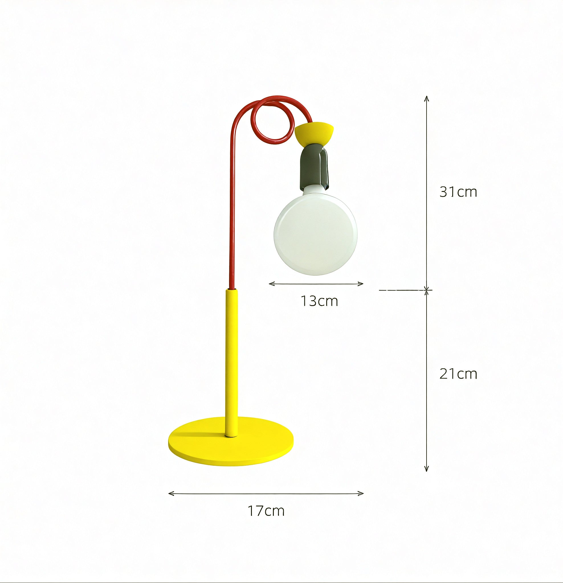 Memphis Glow Twirl Table Lamp Aescraft