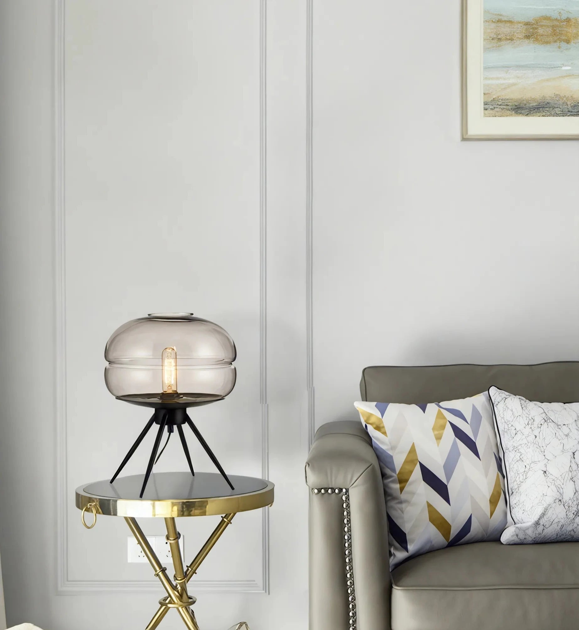 Midnight Orb Table Lamp Aescraft