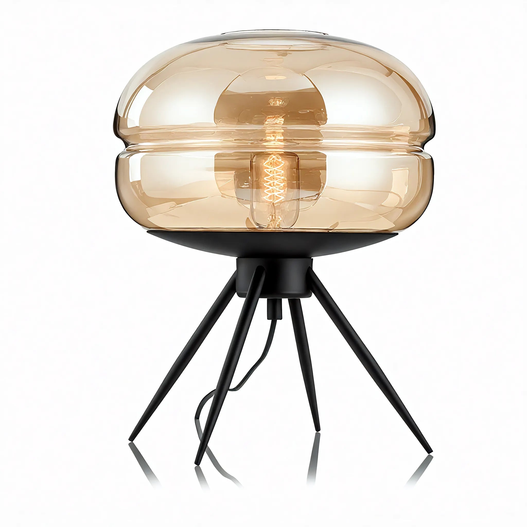 Midnight Orb Table Lamp Aescraft Amber US