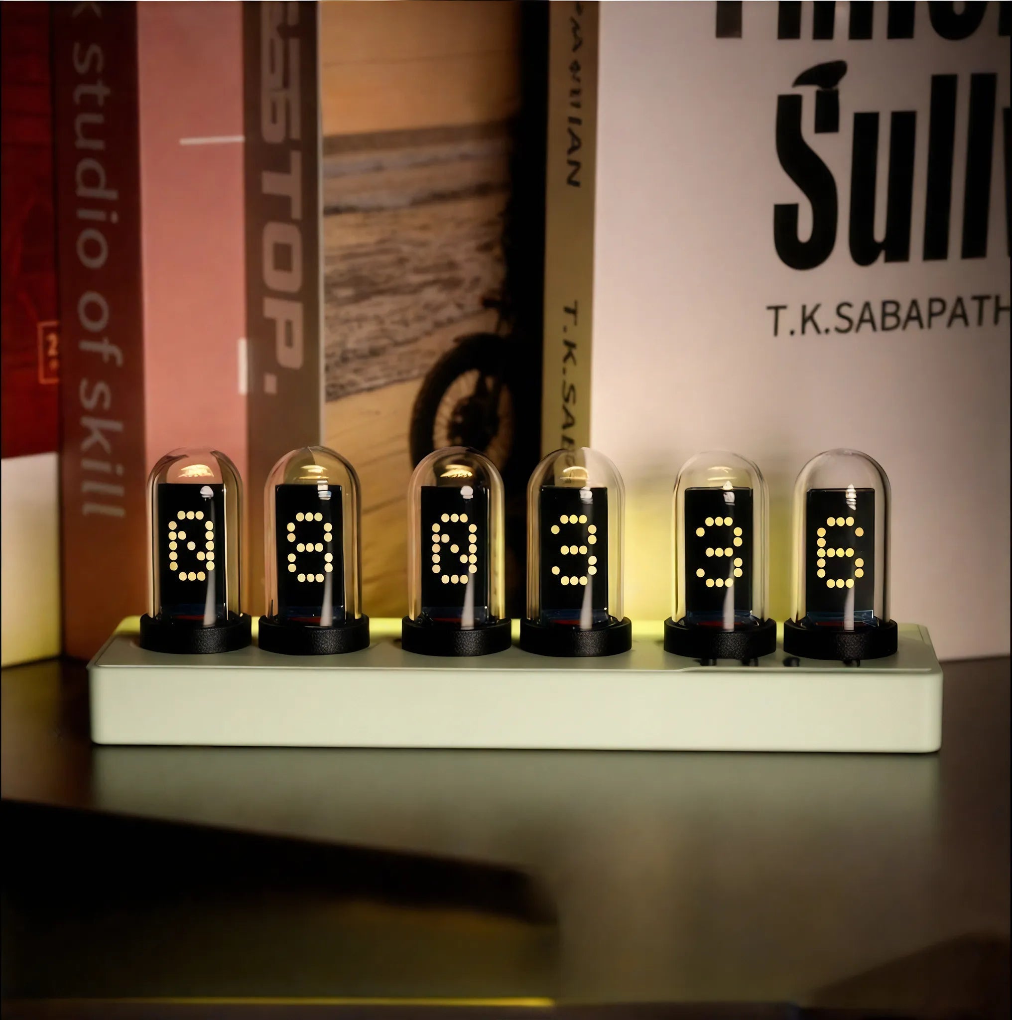 Mini IPS Digital Clock customized Aescraft