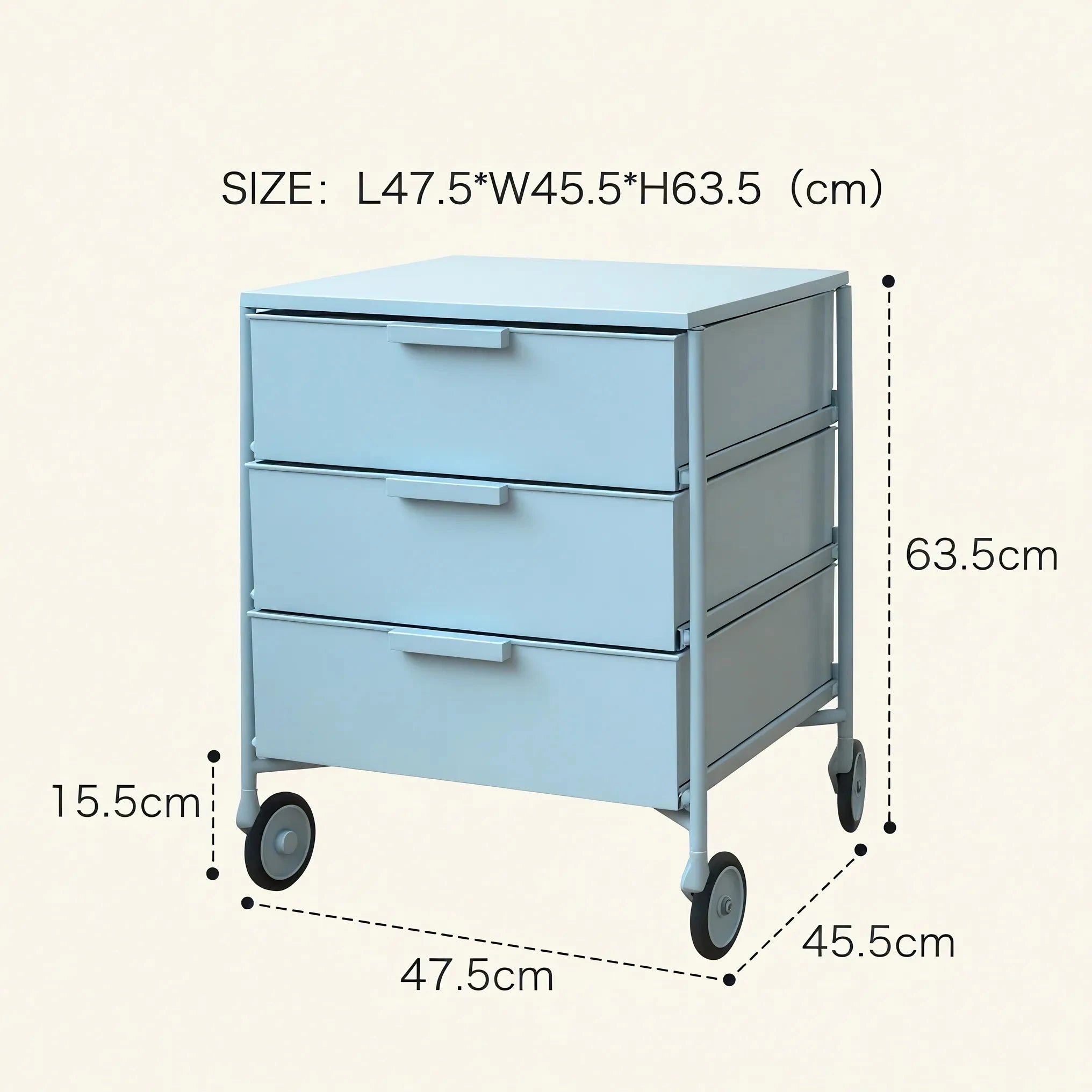 Mobil 3 Drawer Trolley Aescraft