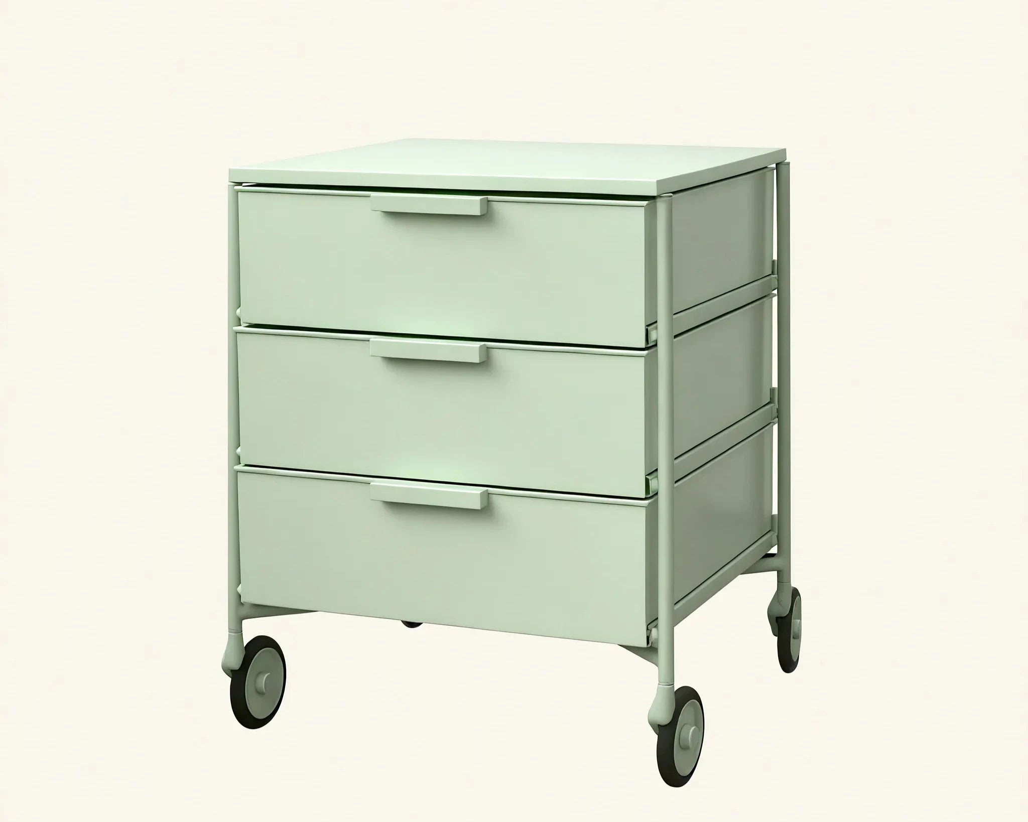 Mobil 3 Drawer Trolley Aescraft Green