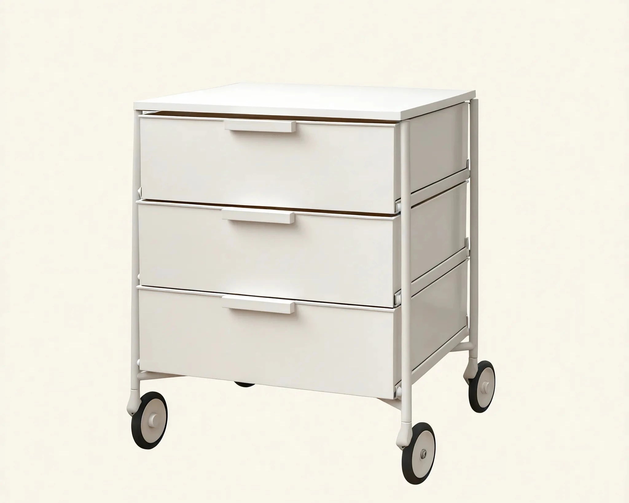 Mobil 3 Drawer Trolley Aescraft White
