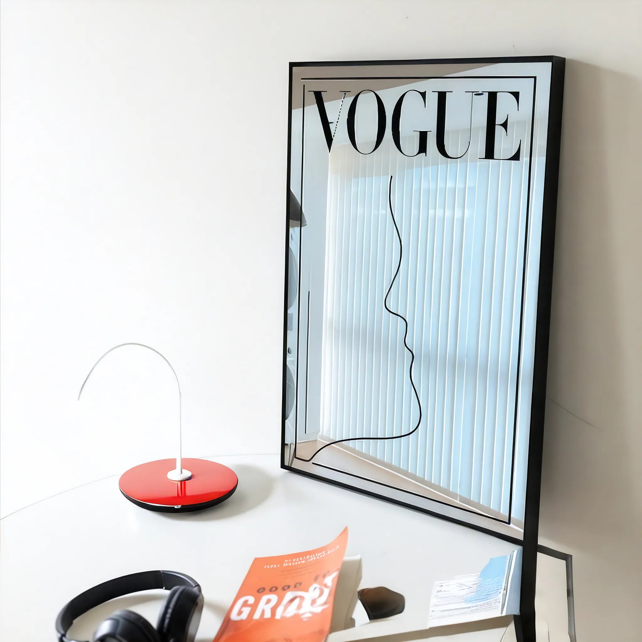 Modern Muse – Vogue-Inspired Mirror Wall Art  Aescraft