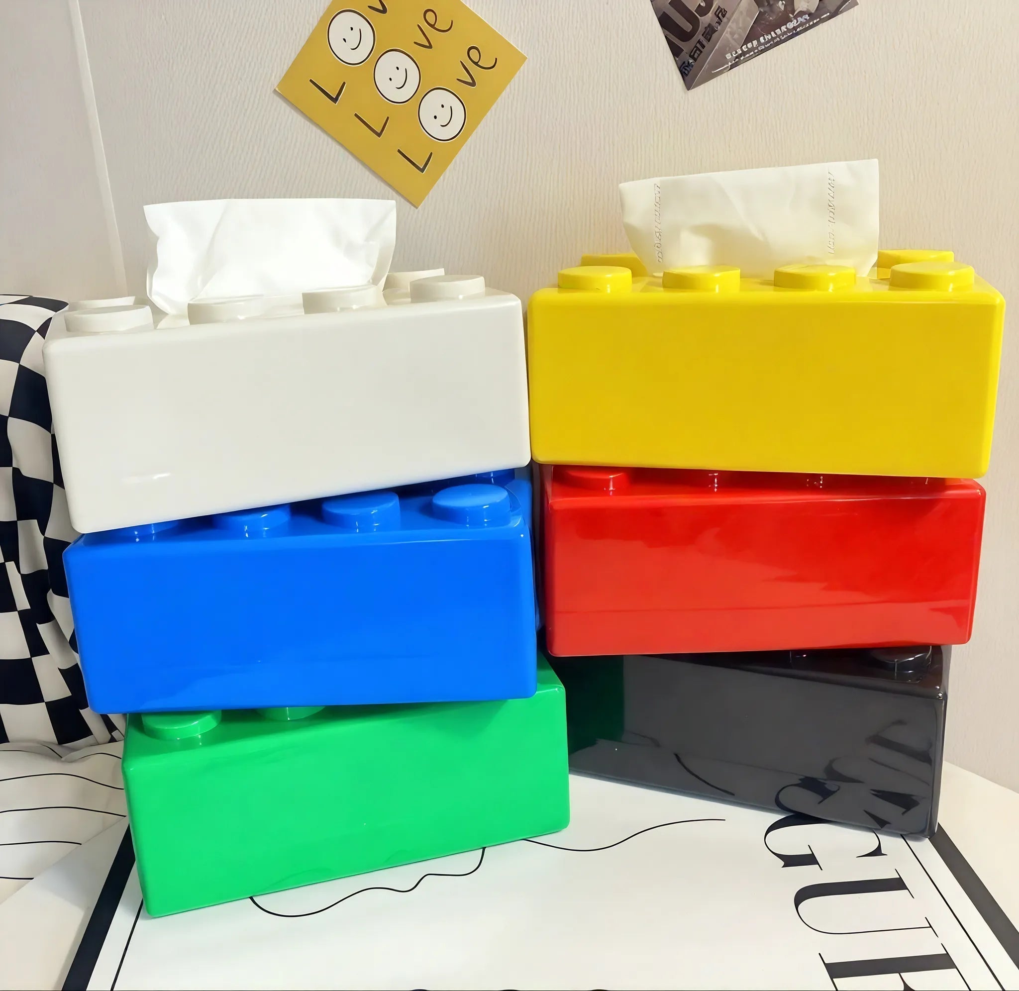 Modular Brick Tissue Box Aescraft