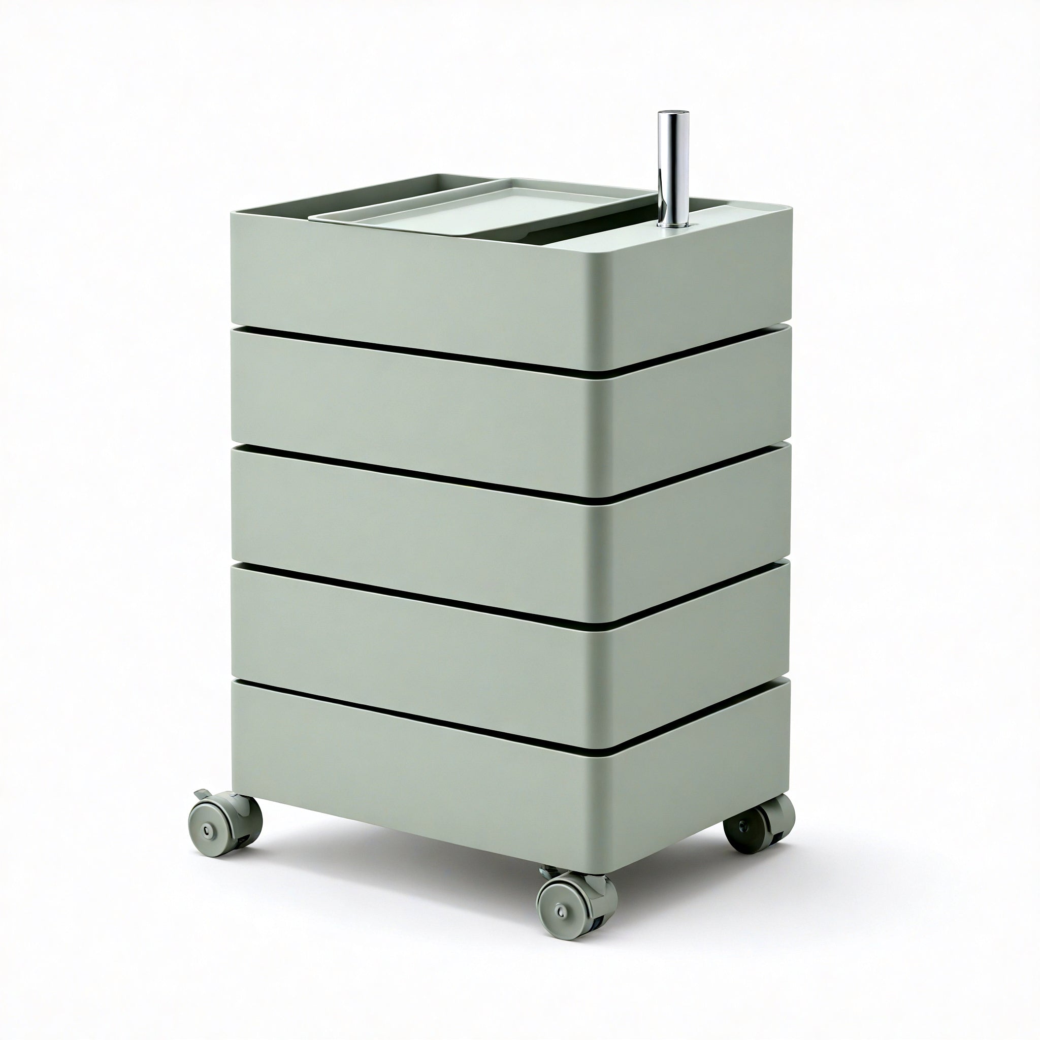 Modular Motion: 360 Degree Container, 5 Drawer Aescraft Matcha Green