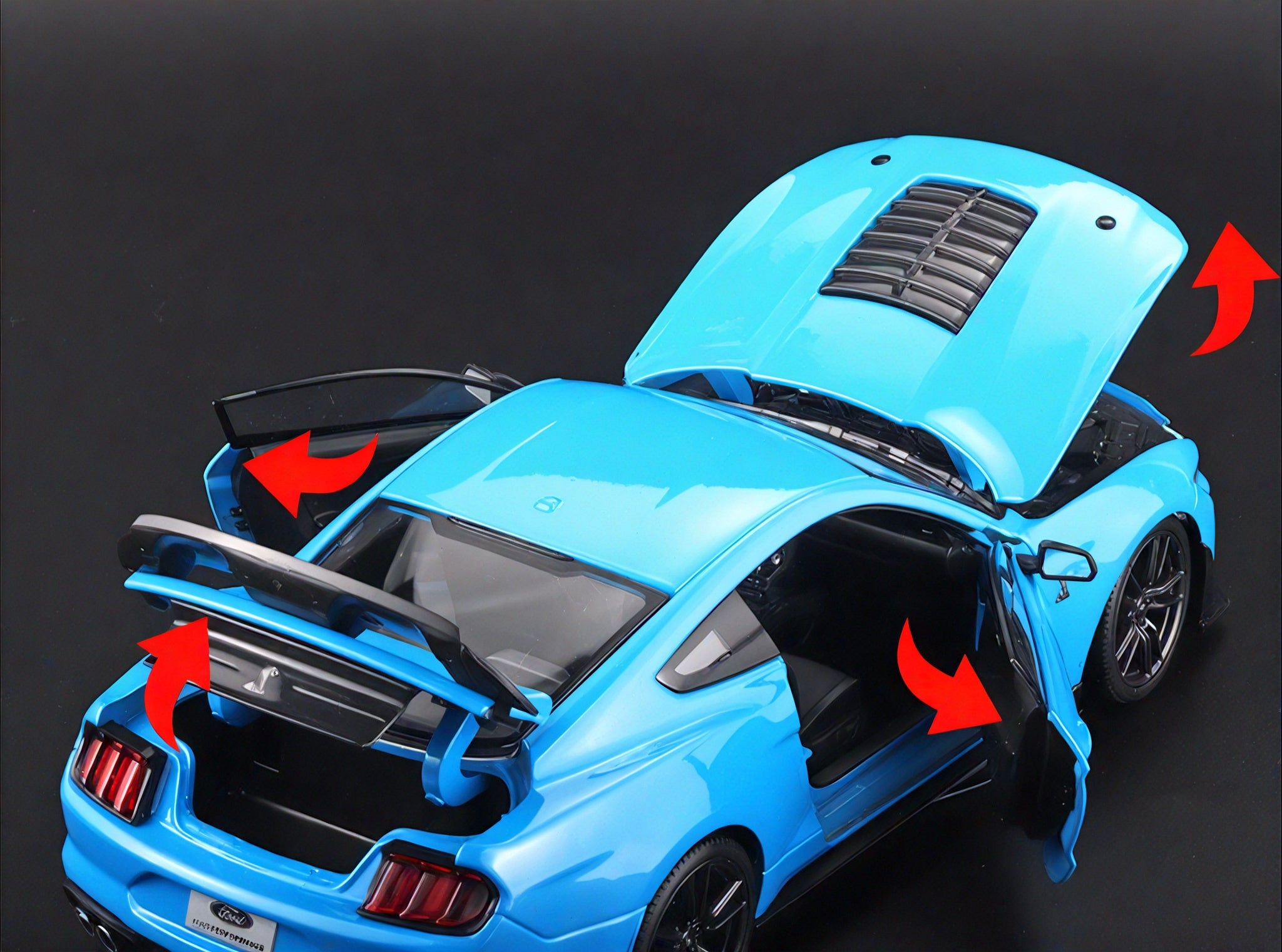 Muscle Meets Precision: 1:18 Ford Shelby GT500 Model Aescraft