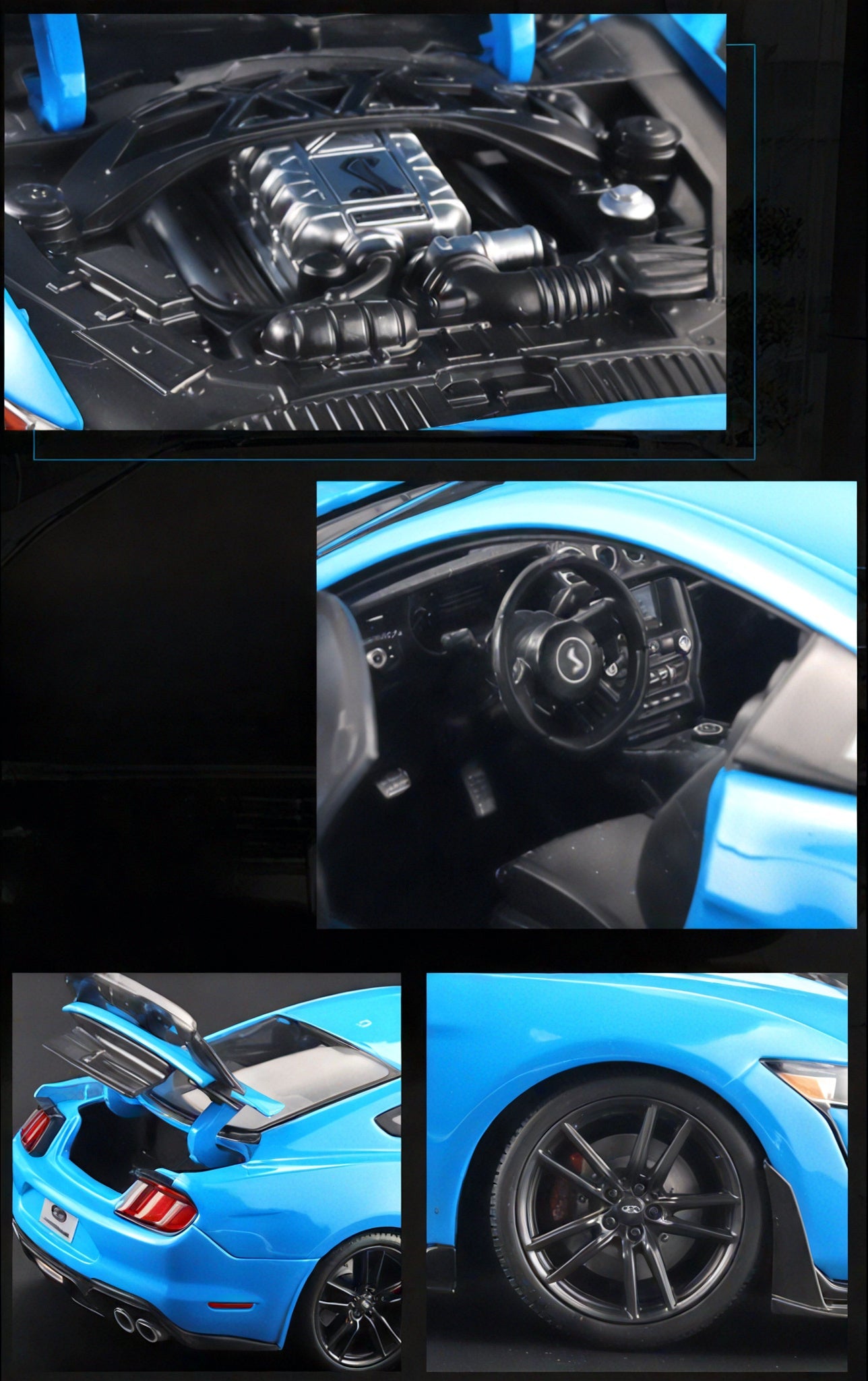 Muscle Meets Precision: 1:18 Ford Shelby GT500 Model Aescraft