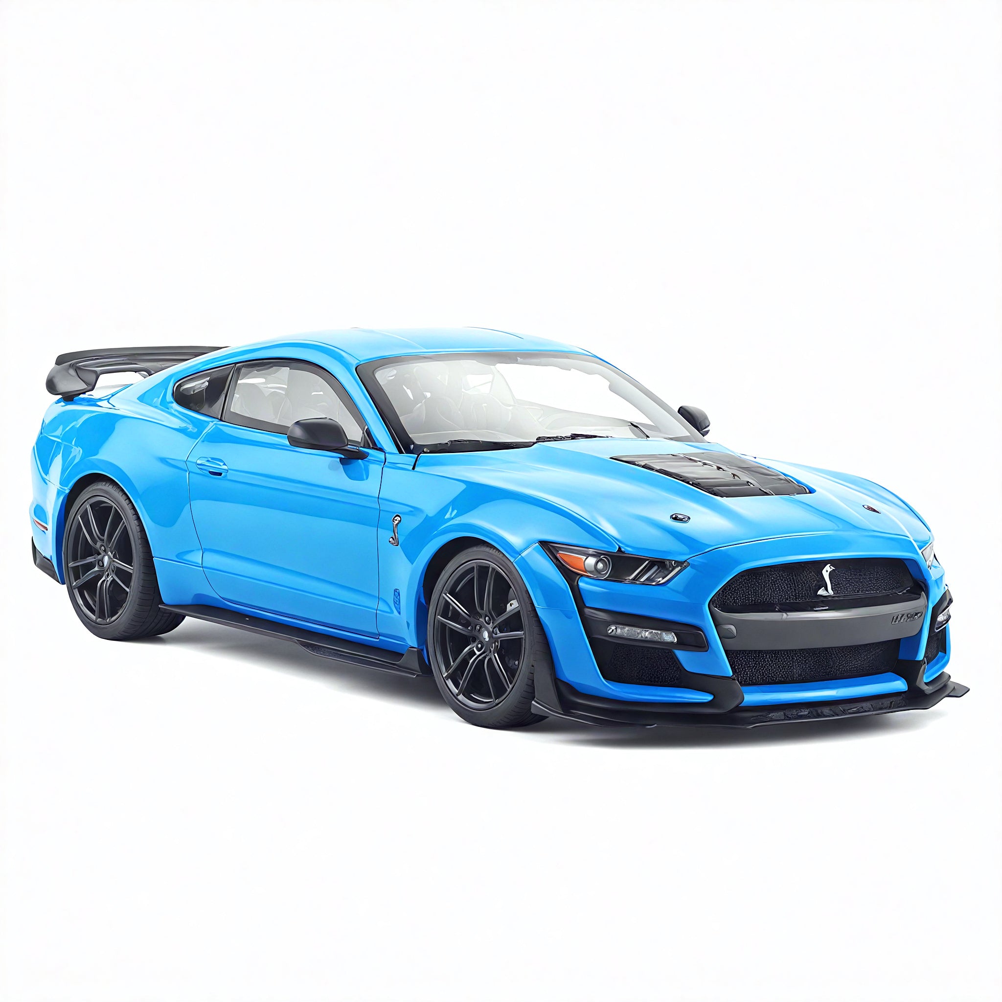Muscle Meets Precision: 1:18 Ford Shelby GT500 Model Aescraft Blue