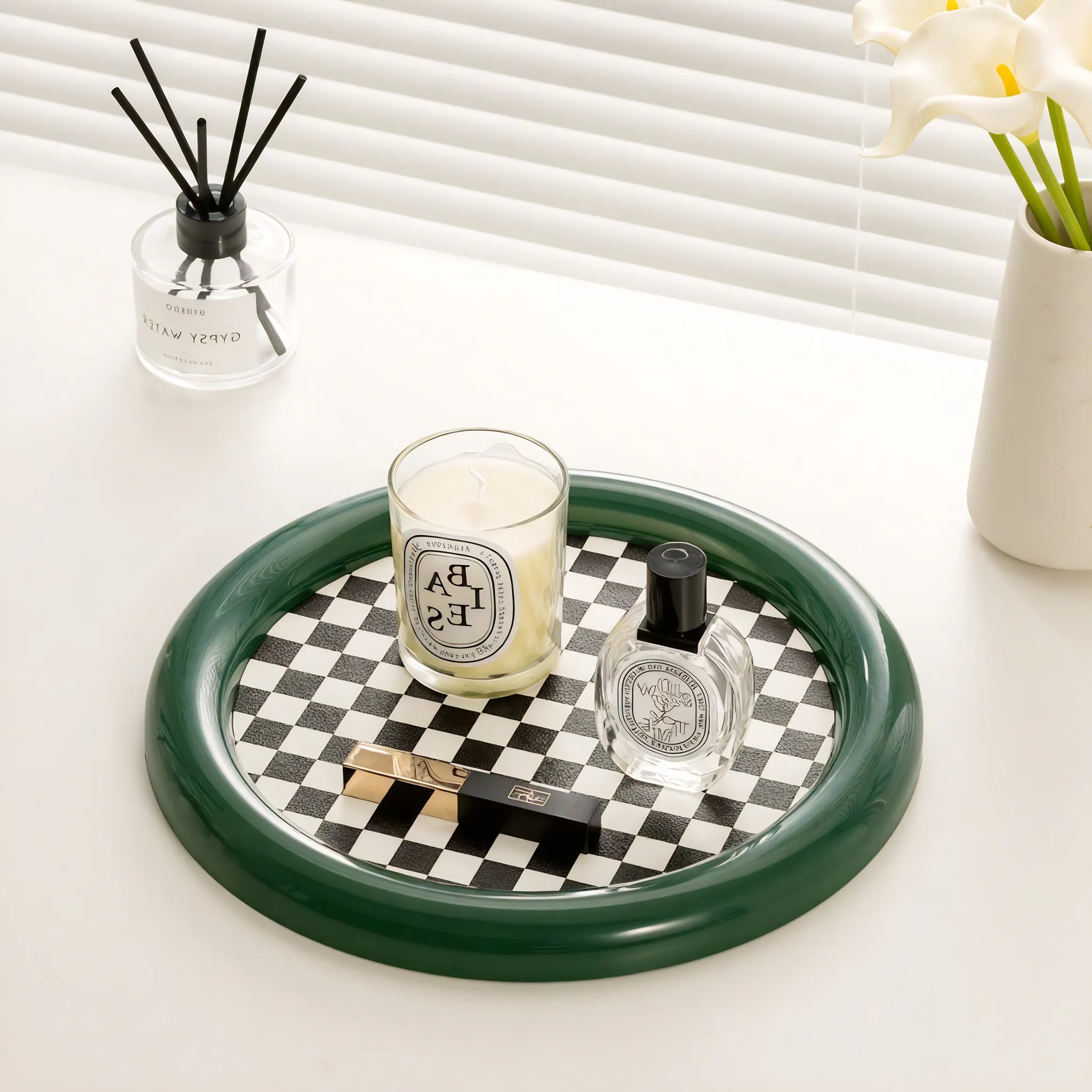 Nordic Checkerboard Organizer Tray Aescraft