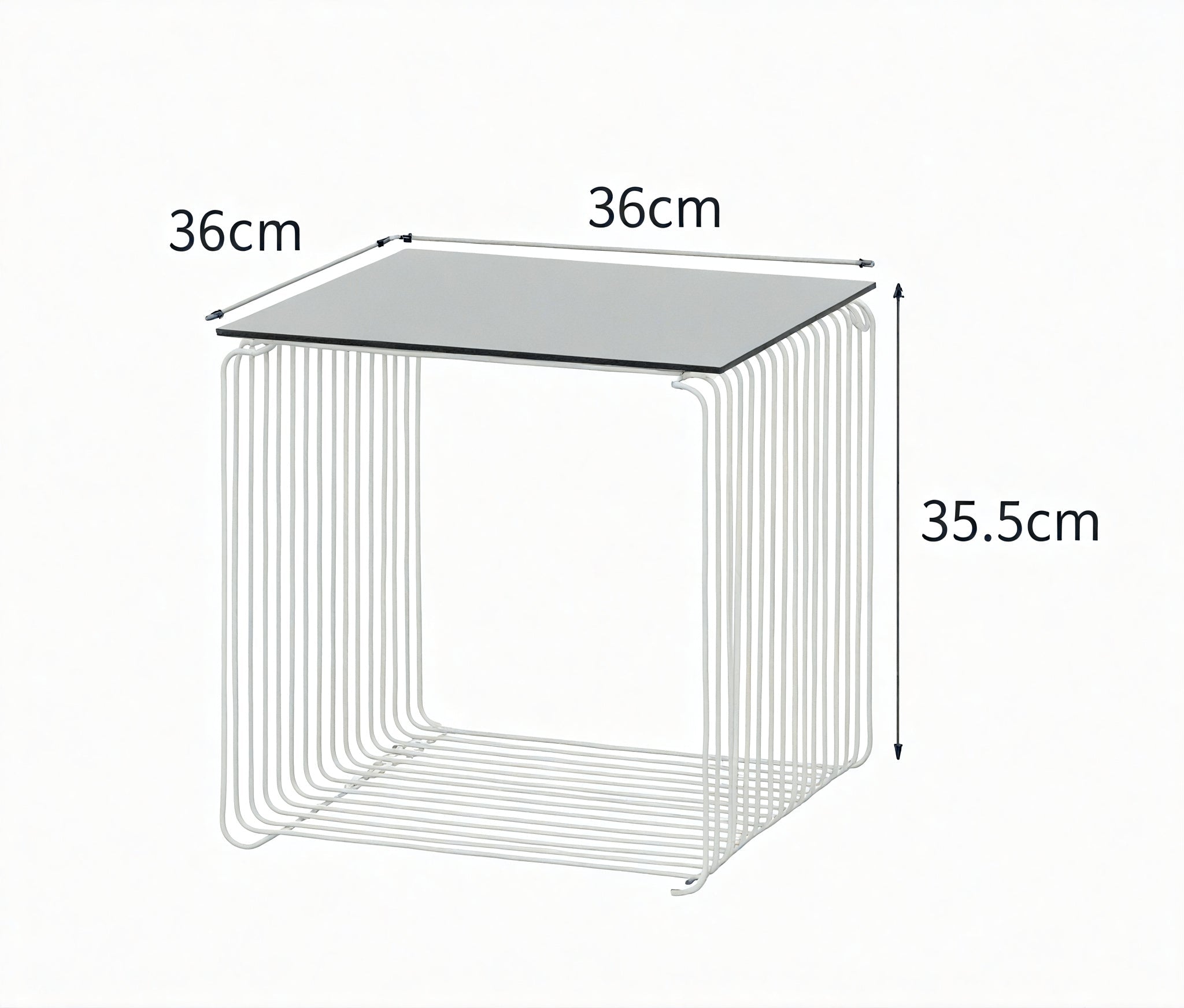Nordic Grid Cube  Aescraft White