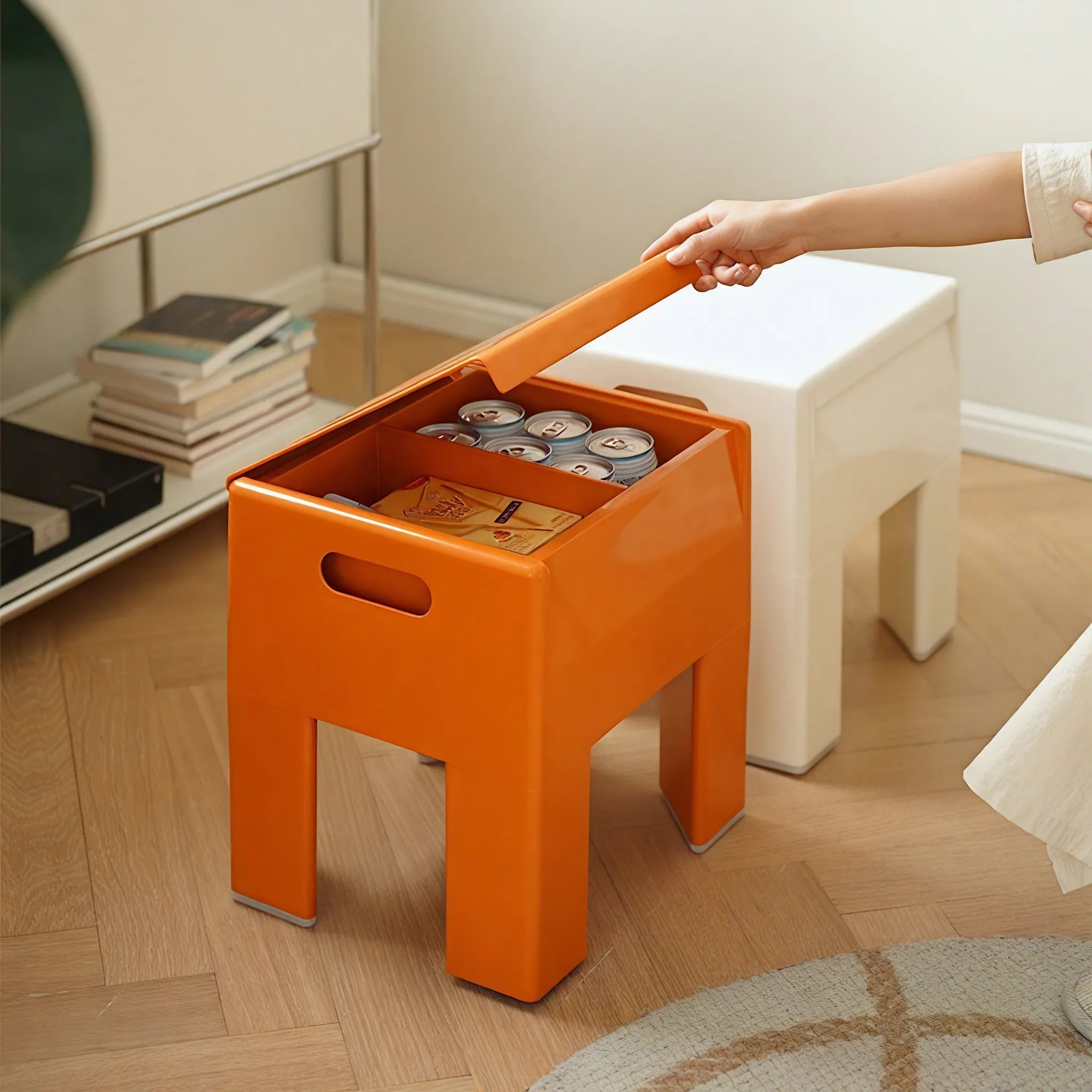 Nordic Nook: The Hidden Storage Stool Aescraft