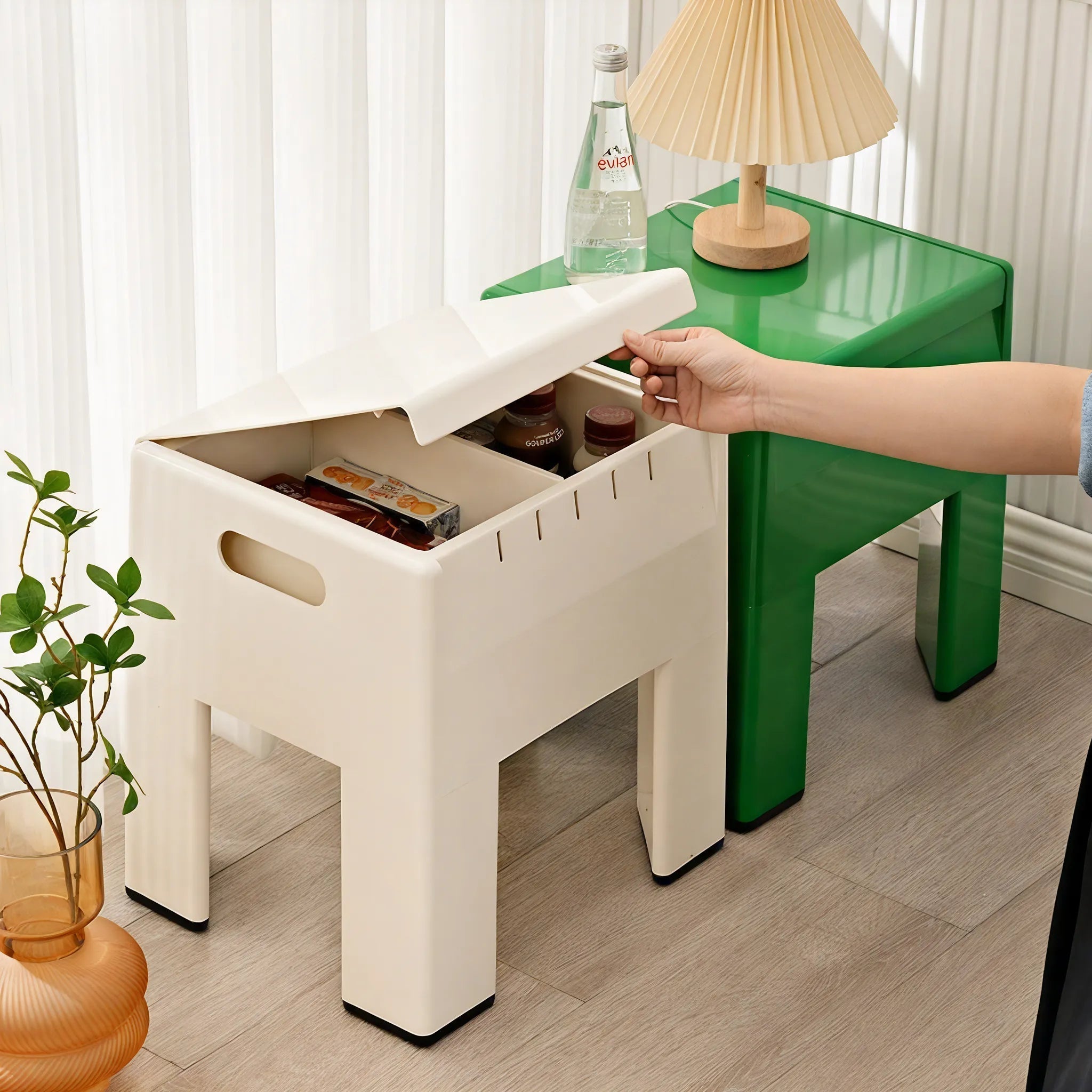 Nordic Nook: The Hidden Storage Stool Aescraft