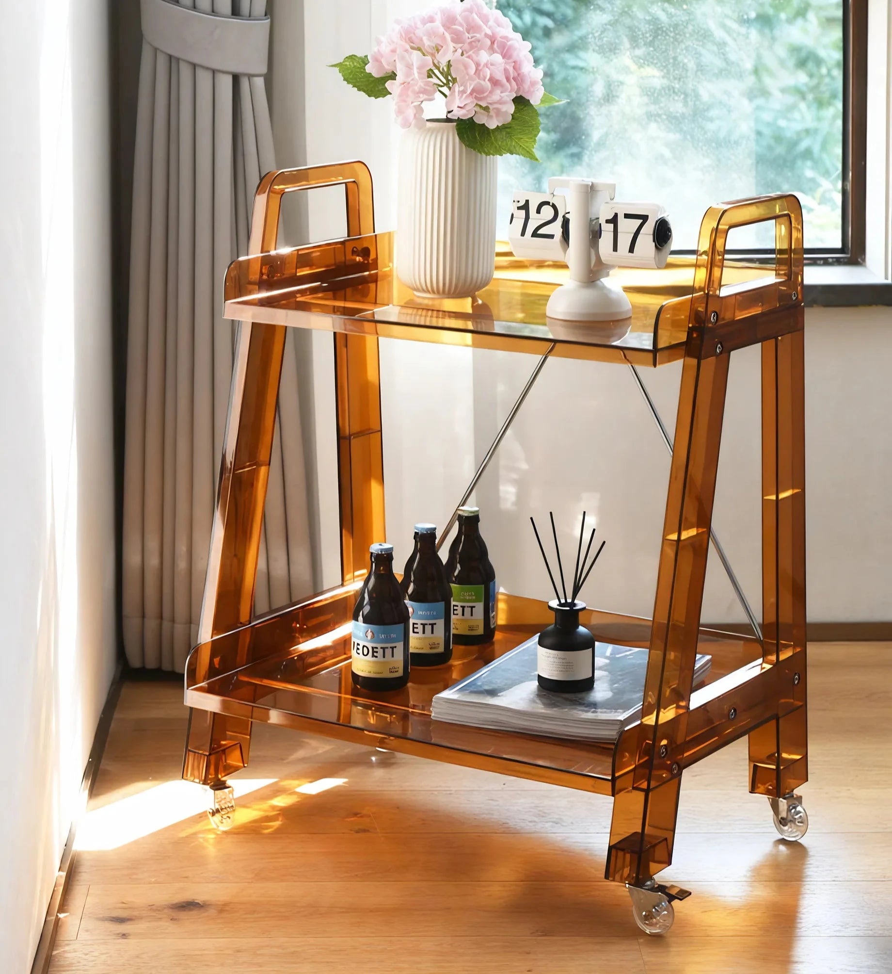 Nordic Shelf Ladder Organizer: Stylish & Space-Saving Aescraft