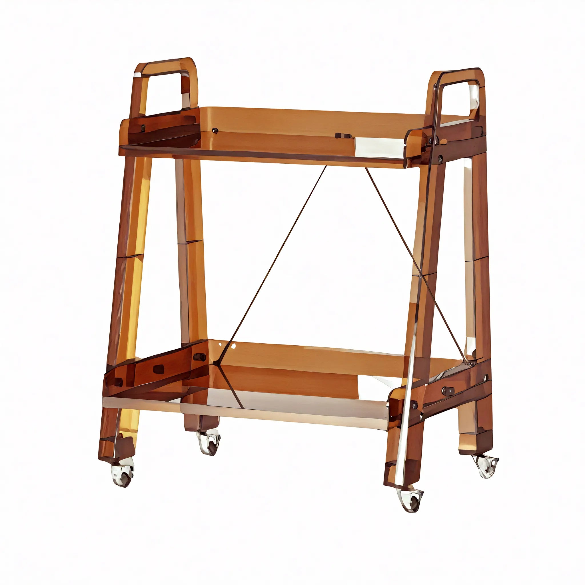 Nordic Shelf Ladder Organizer: Stylish & Space-Saving Aescraft