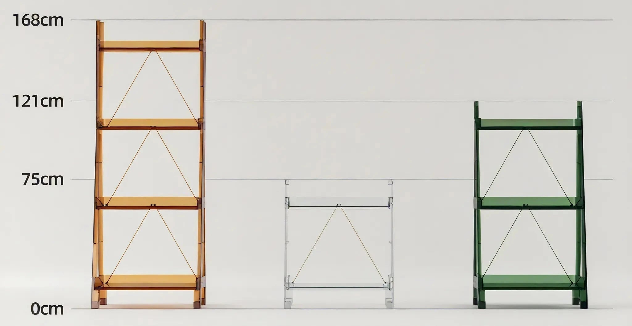 Nordic Shelf Ladder Organizer: Stylish & Space-Saving Aescraft