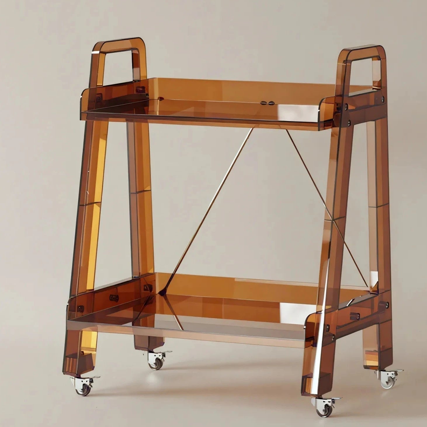 Nordic Shelf Ladder Organizer: Stylish & Space-Saving Aescraft 2 Amber-2