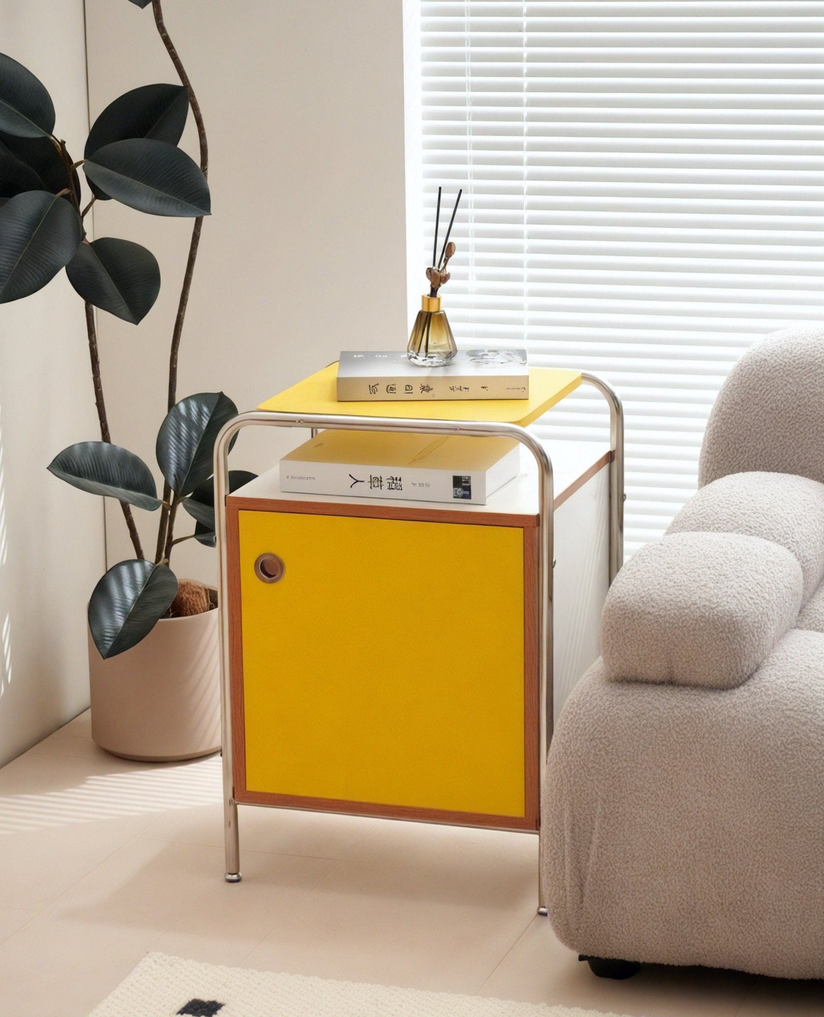 Nordic Storage Cube: A Colorful Accent Cabinet Aescraft