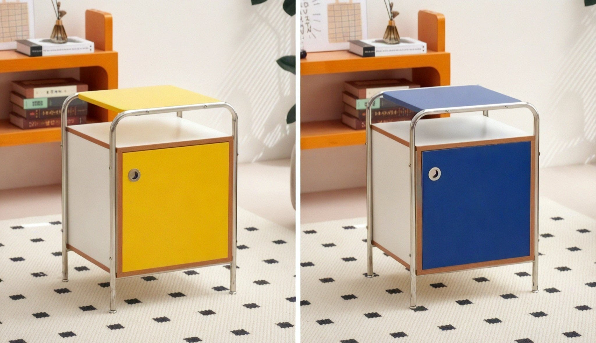 Nordic Storage Cube: A Colorful Accent Cabinet Aescraft