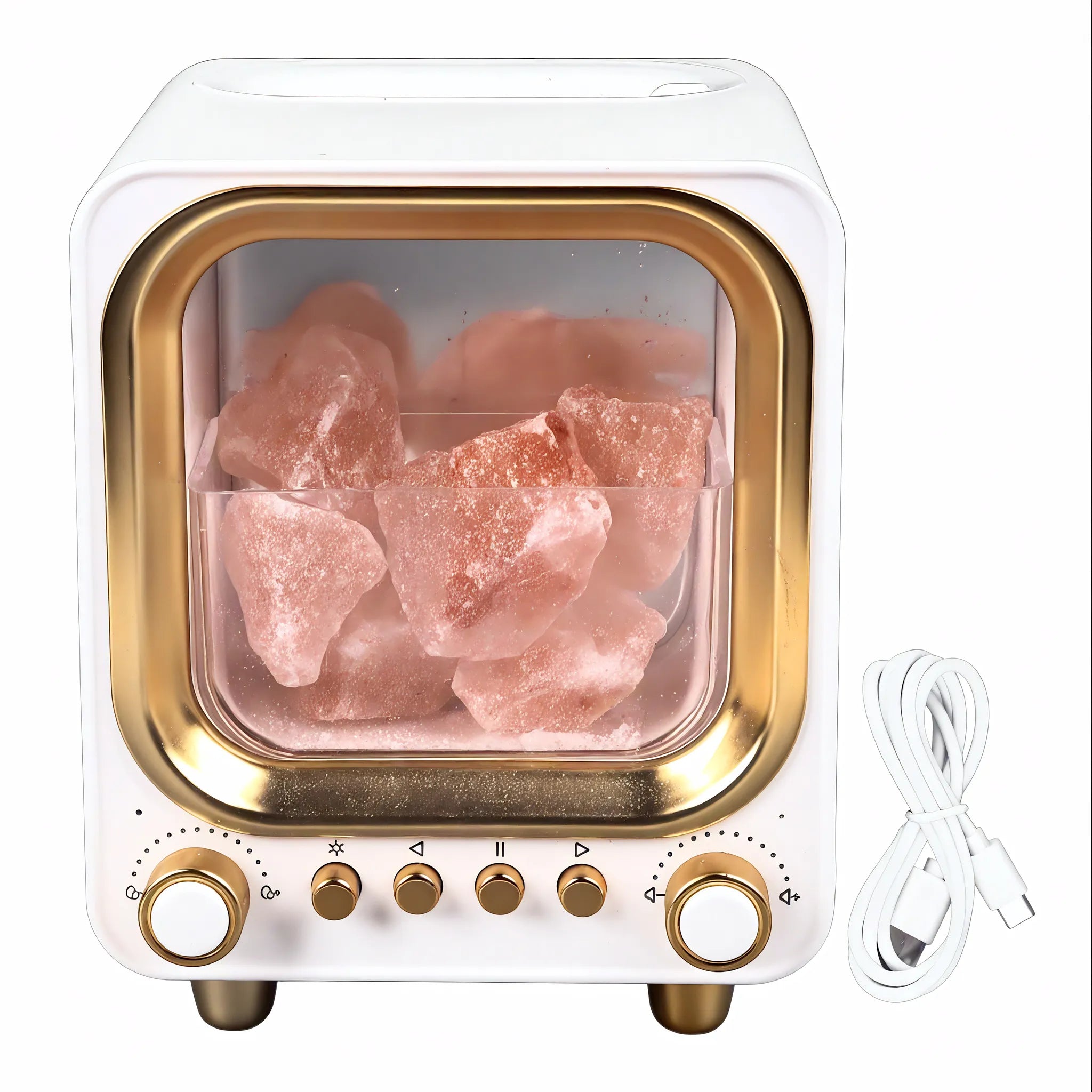 Nostalgic TV Humidifier with LED and Bluetooth Speaker  Aescraft