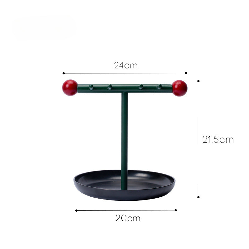 Orb T-Bar Jewelry Stand Aescraft