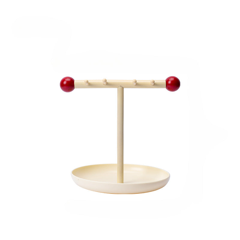 Orb T-Bar Jewelry Stand Aescraft All White