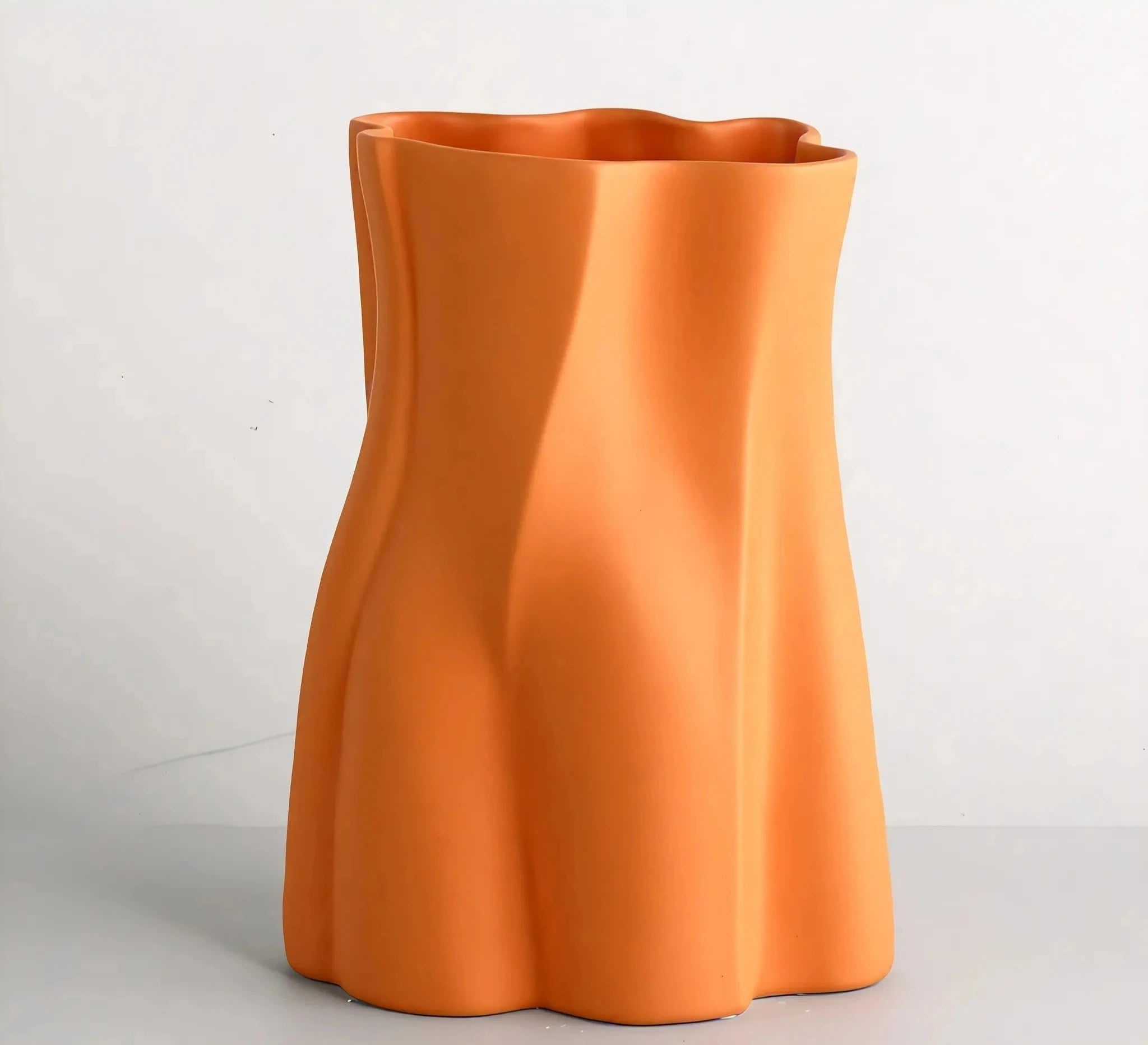 Paper Bag Vase Aescraft Orange
