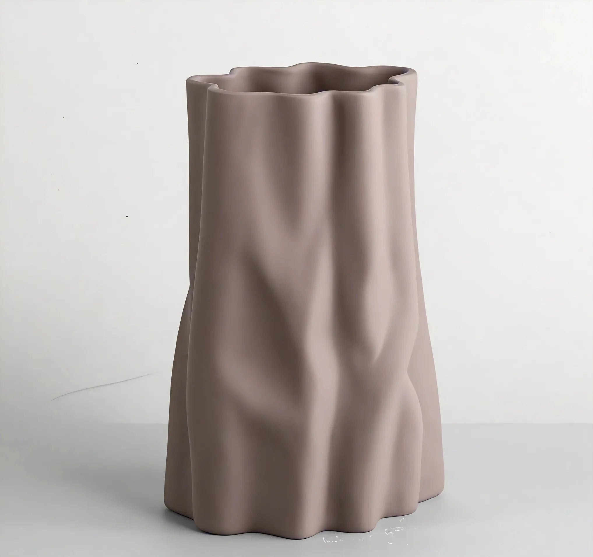 Paper Bag Vase Aescraft Gray