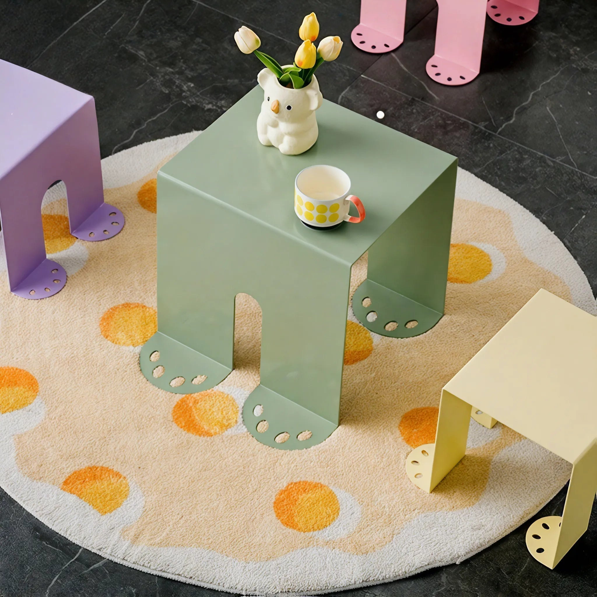 Paw Palette Side Table Aescraft