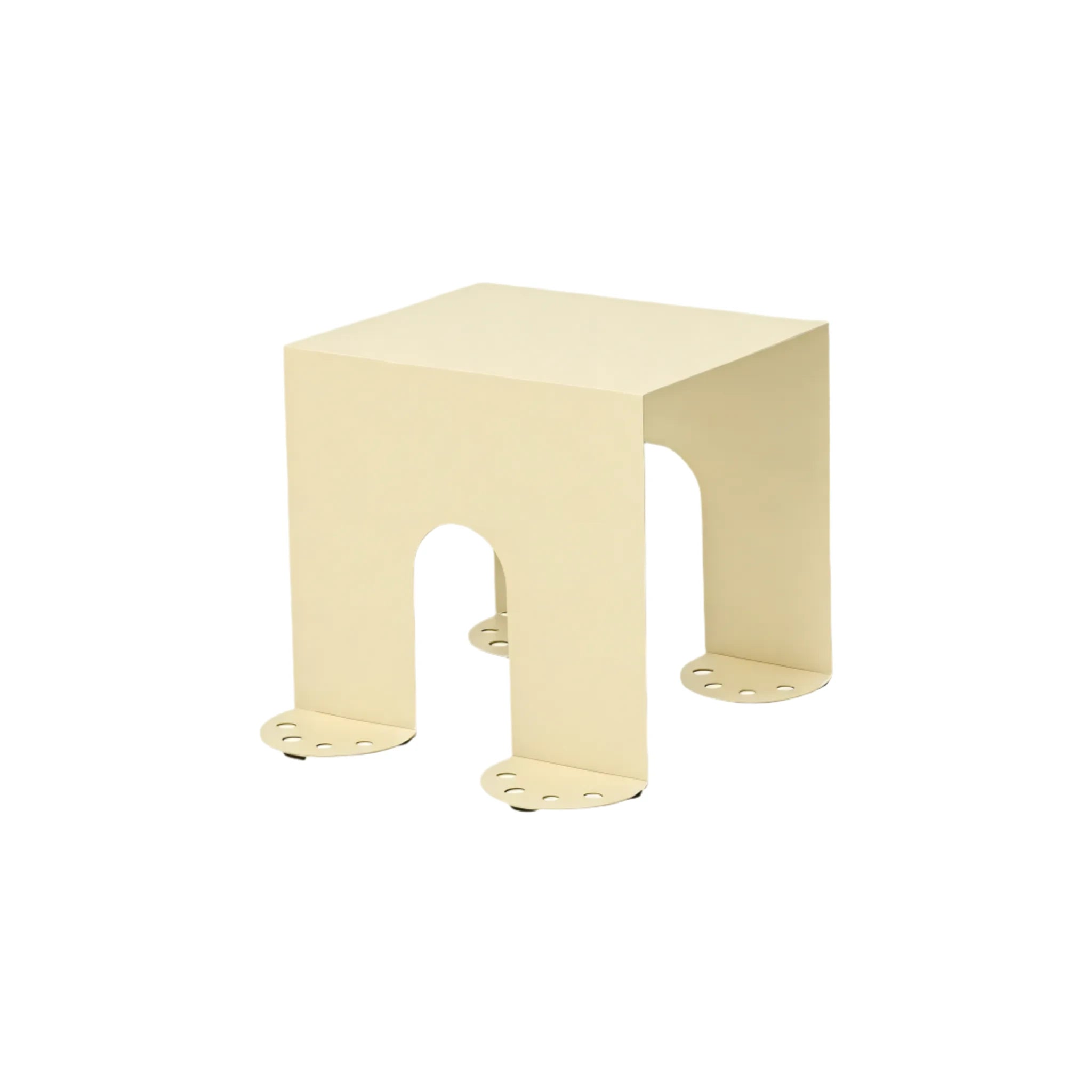 Paw Palette Side Table Aescraft White