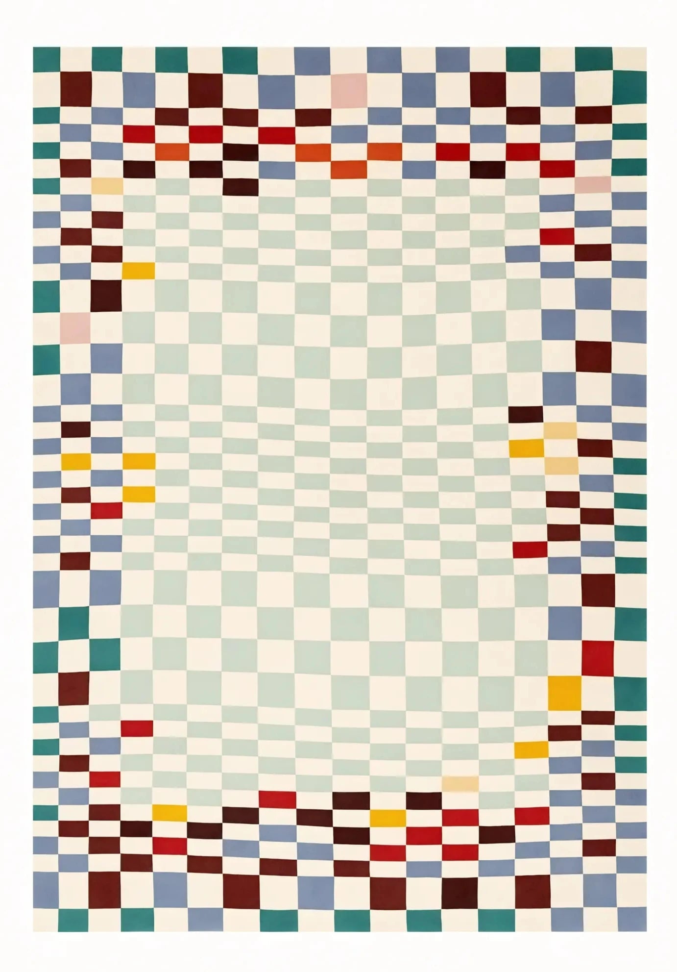 Pixel Harmony Wool Rug Aescraft Rectangle 140×200cm