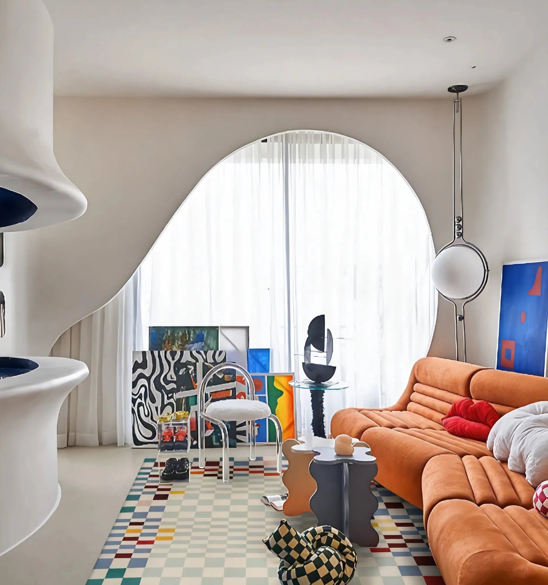 Pixel Harmony Wool Rug Aescraft