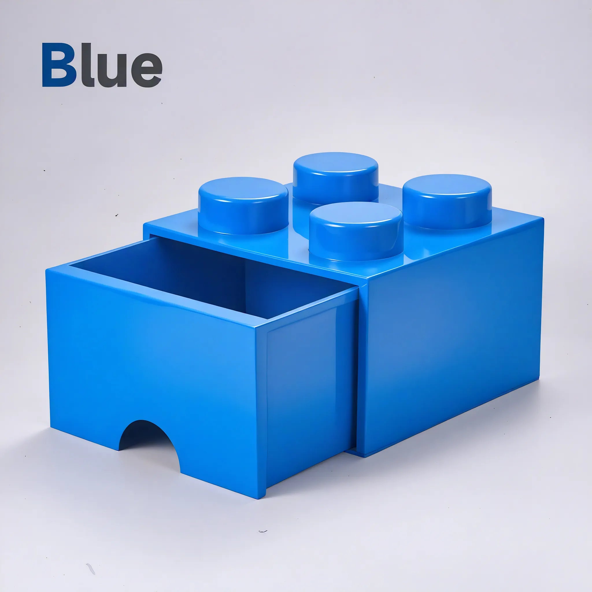 Playful Blox Modular Organizer - Lego-inspired Stackable Drawers Aescraft Blue