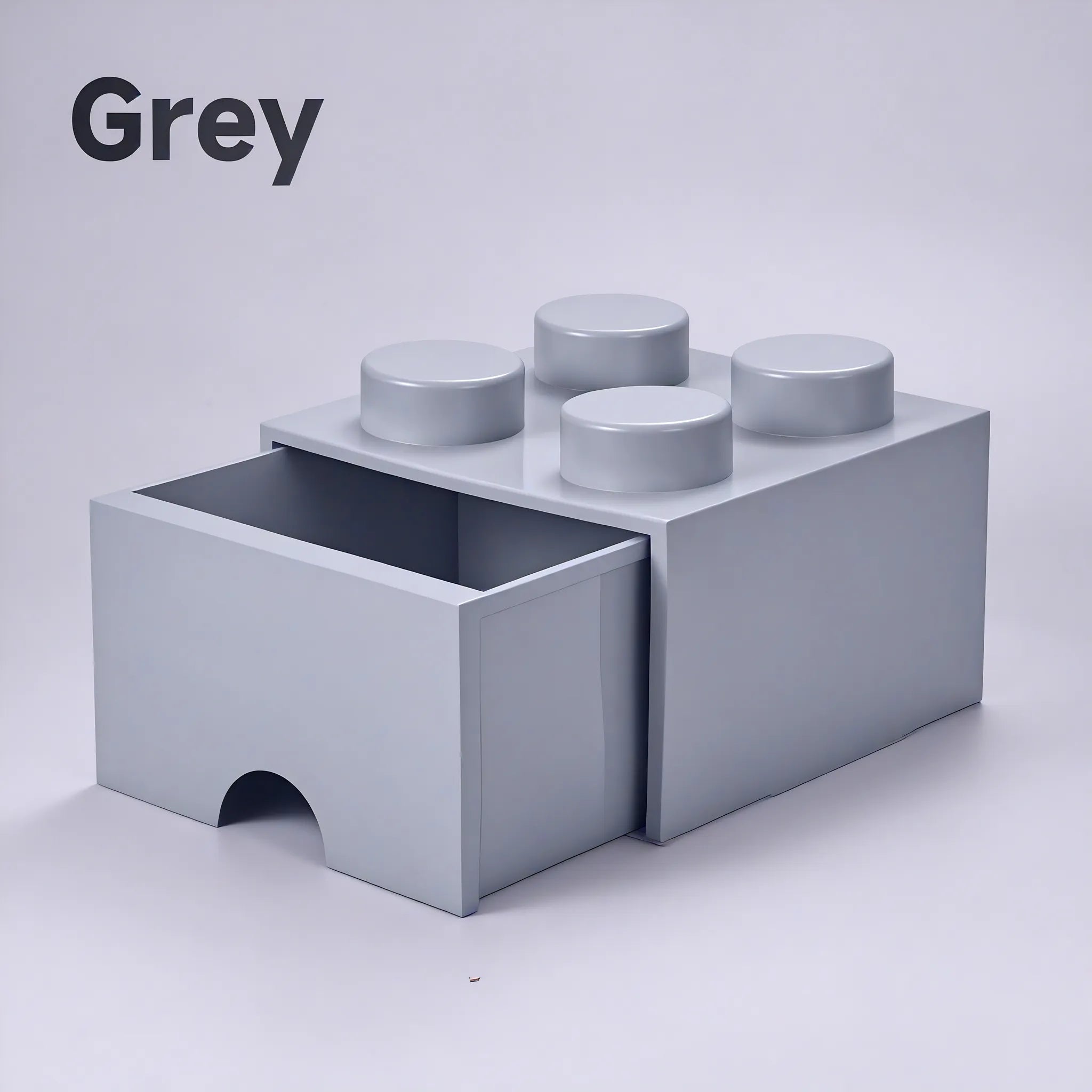 Playful Blox Modular Organizer - Lego-inspired Stackable Drawers Aescraft Gray