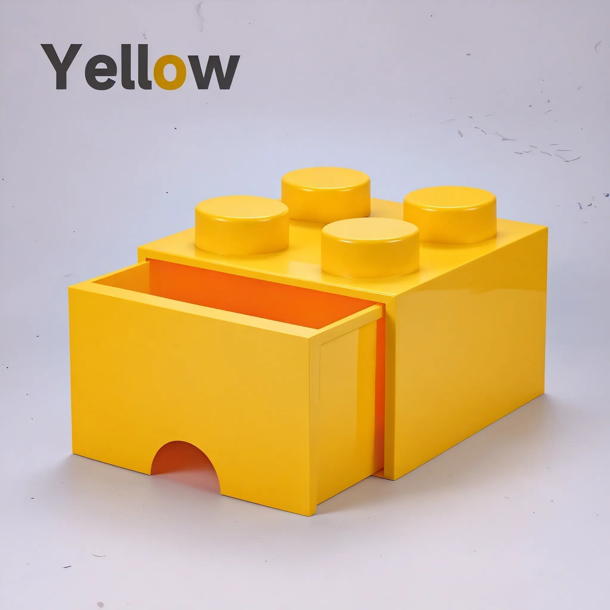 Playful Blox Modular Organizer - Lego-inspired Stackable Drawers Aescraft Yellow