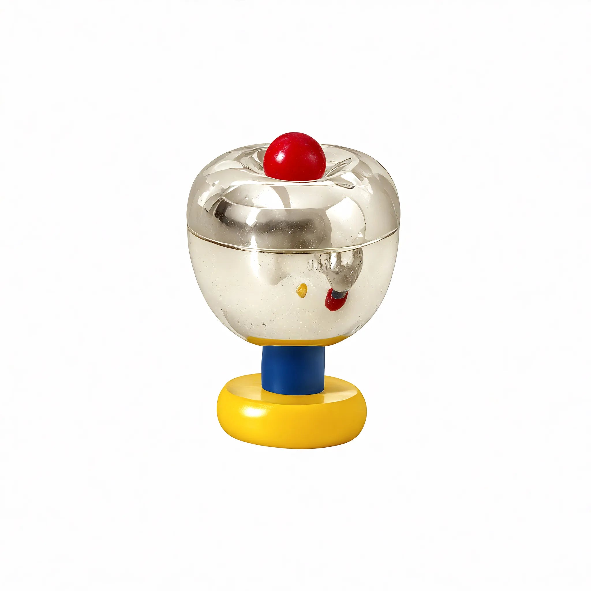 Pop Art Pedestal Ashtray – Bold, Retro-Inspired Design Aescraft Blue-Red Ball
