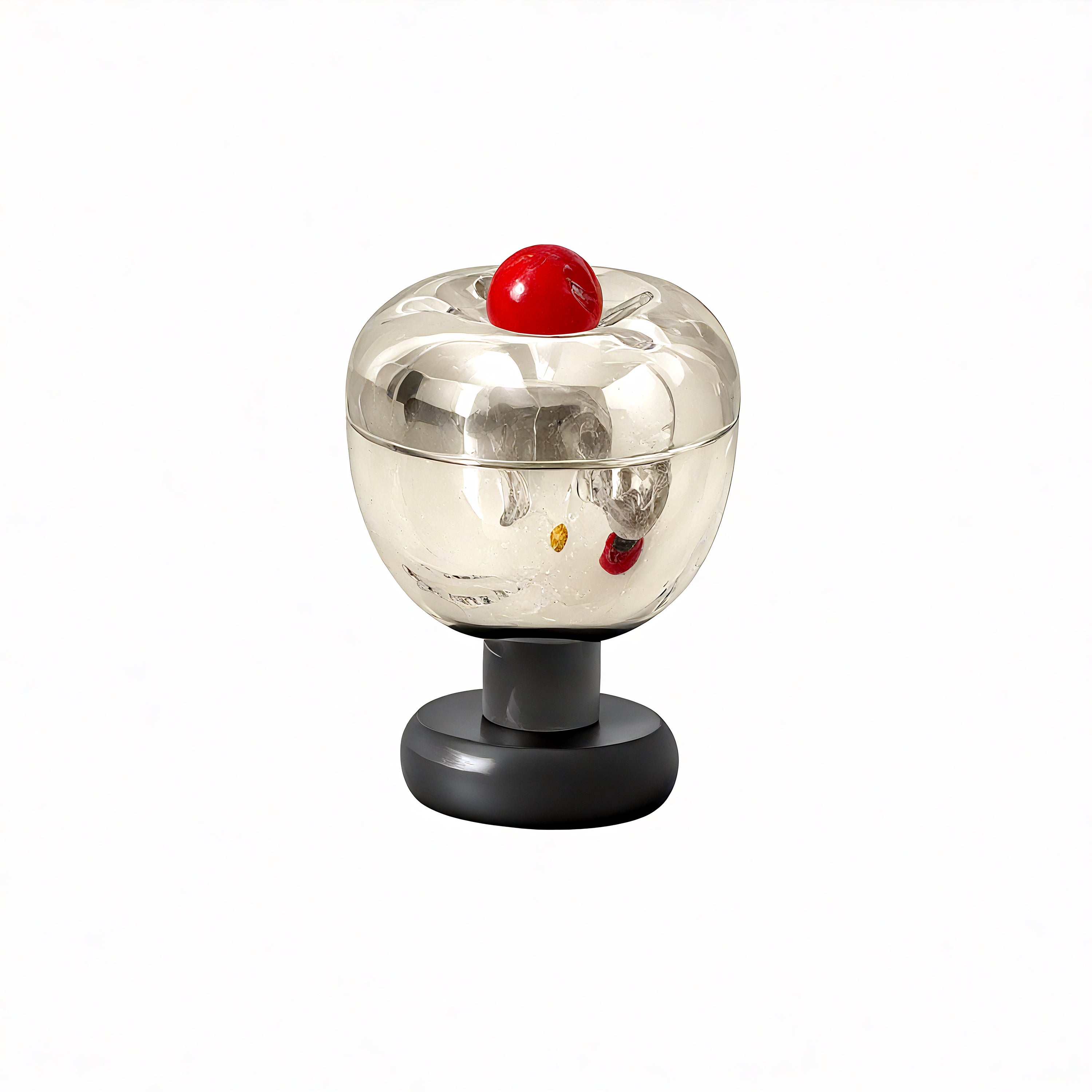 Pop Art Pedestal Ashtray – Bold, Retro-Inspired Design Aescraft Black-Red Ball