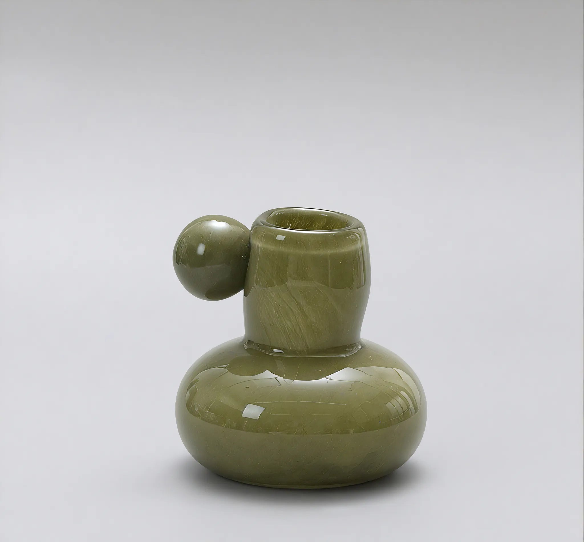 Pop Art Vase customized Aescraft Olive Green
