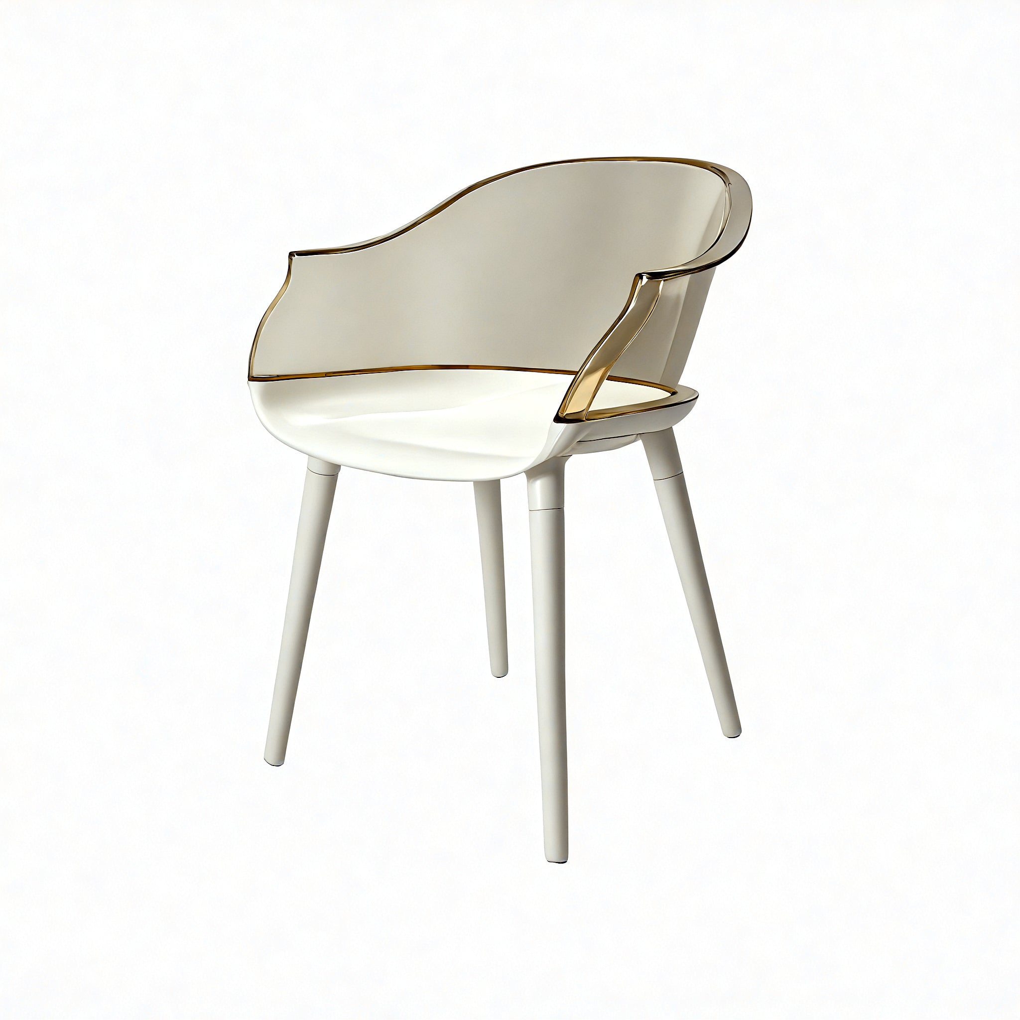 Prism Pop Dining Seat Aescraft Amber + White Base